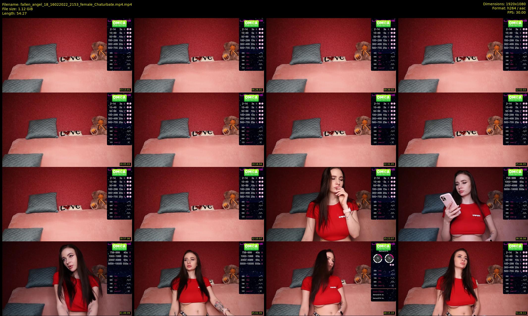 fallen_angel_18 — 55 minute Chaturbate female cam show recording, 1080p, Feb 16, 2022