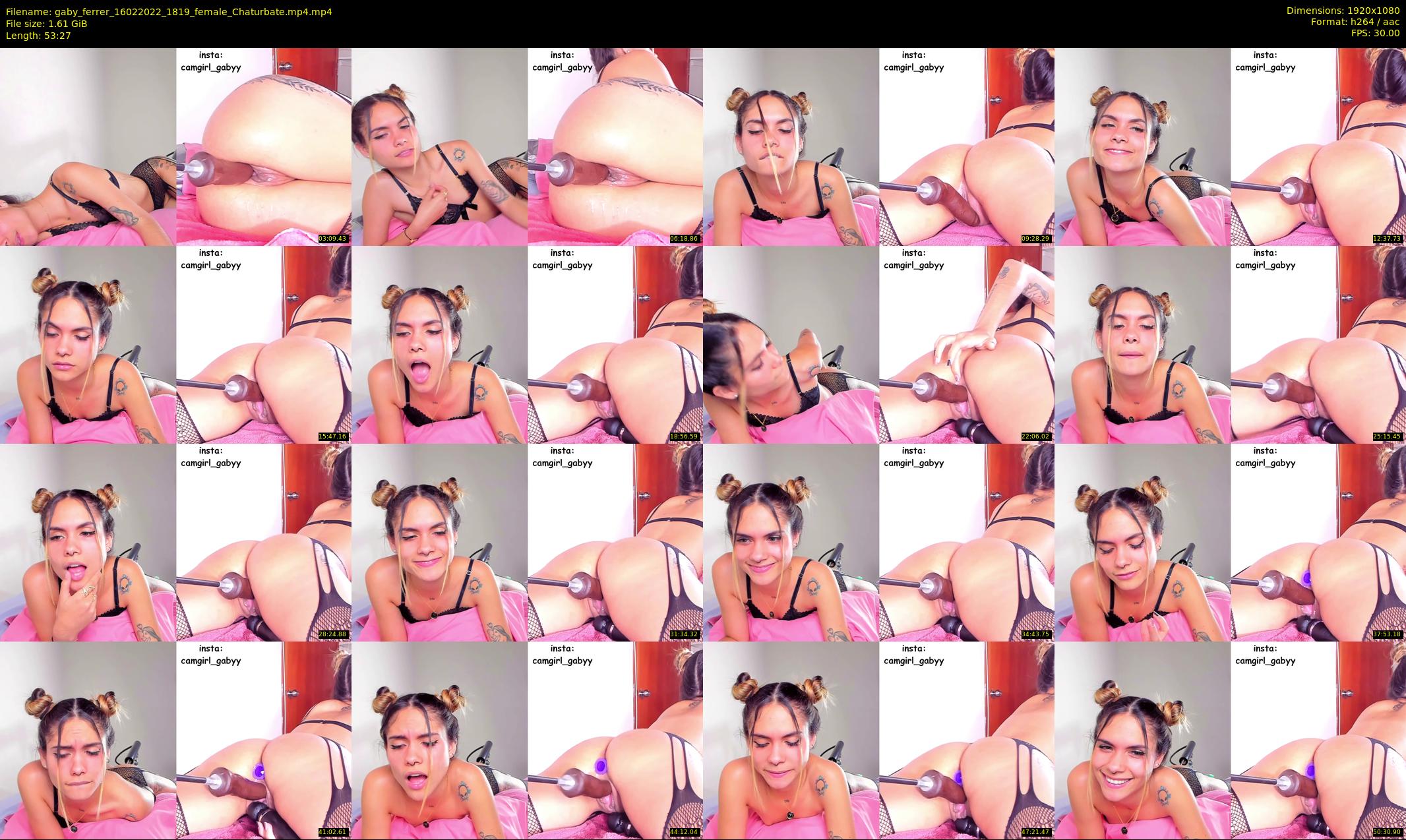gaby_ferrer — 54 minute Chaturbate female cam show recording, 1080p, Feb 16, 2022