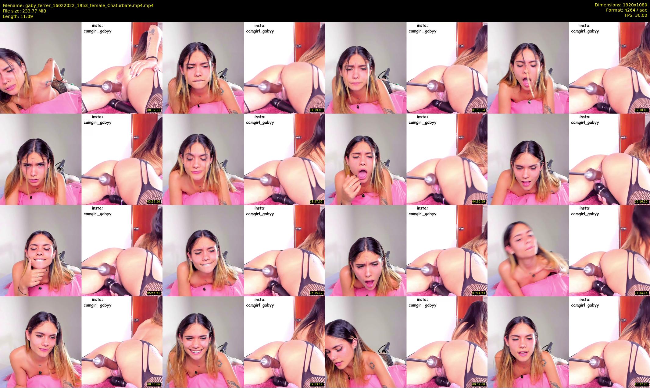 gaby_ferrer — 12 minute Chaturbate female cam show recording, 1080p, Feb 16, 2022
