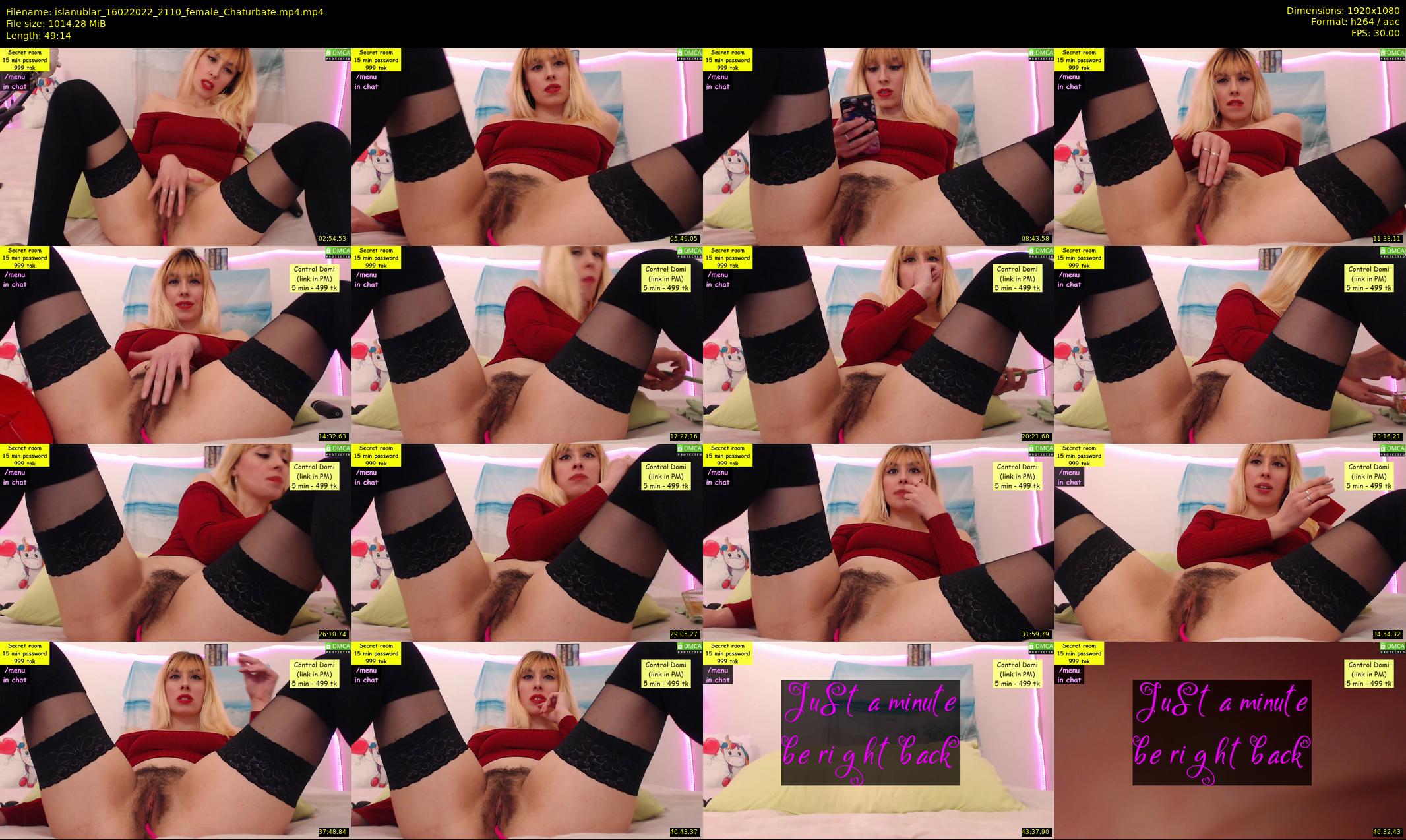 islanublar — 50 minute Chaturbate female cam show recording, 1080p, Feb 16, 2022