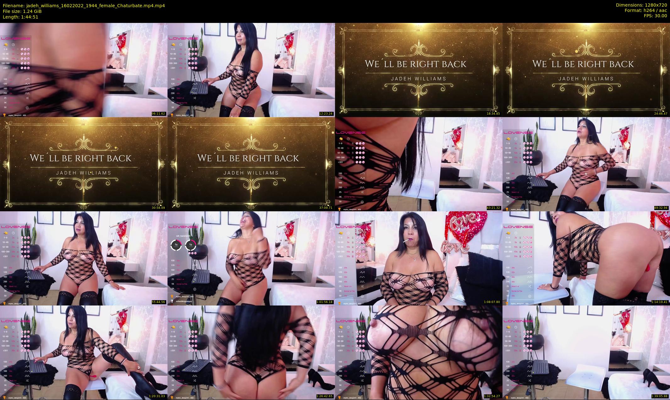 jadeh_williams — 105 minute Chaturbate female cam show recording, 720p, Feb 16, 2022