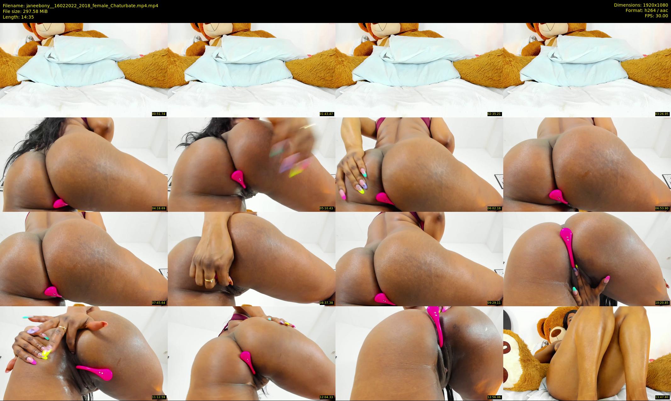 janeebony_ — 15 minute Chaturbate female cam show recording, 1080p, Feb 16, 2022
