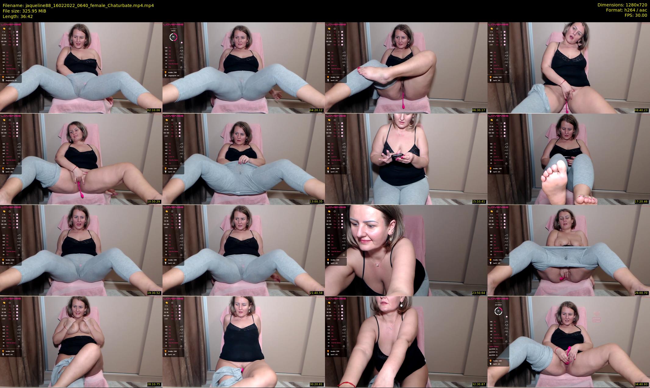 jaqueline88 — 37 minute Chaturbate female cam show recording, 720p, Feb 16, 2022