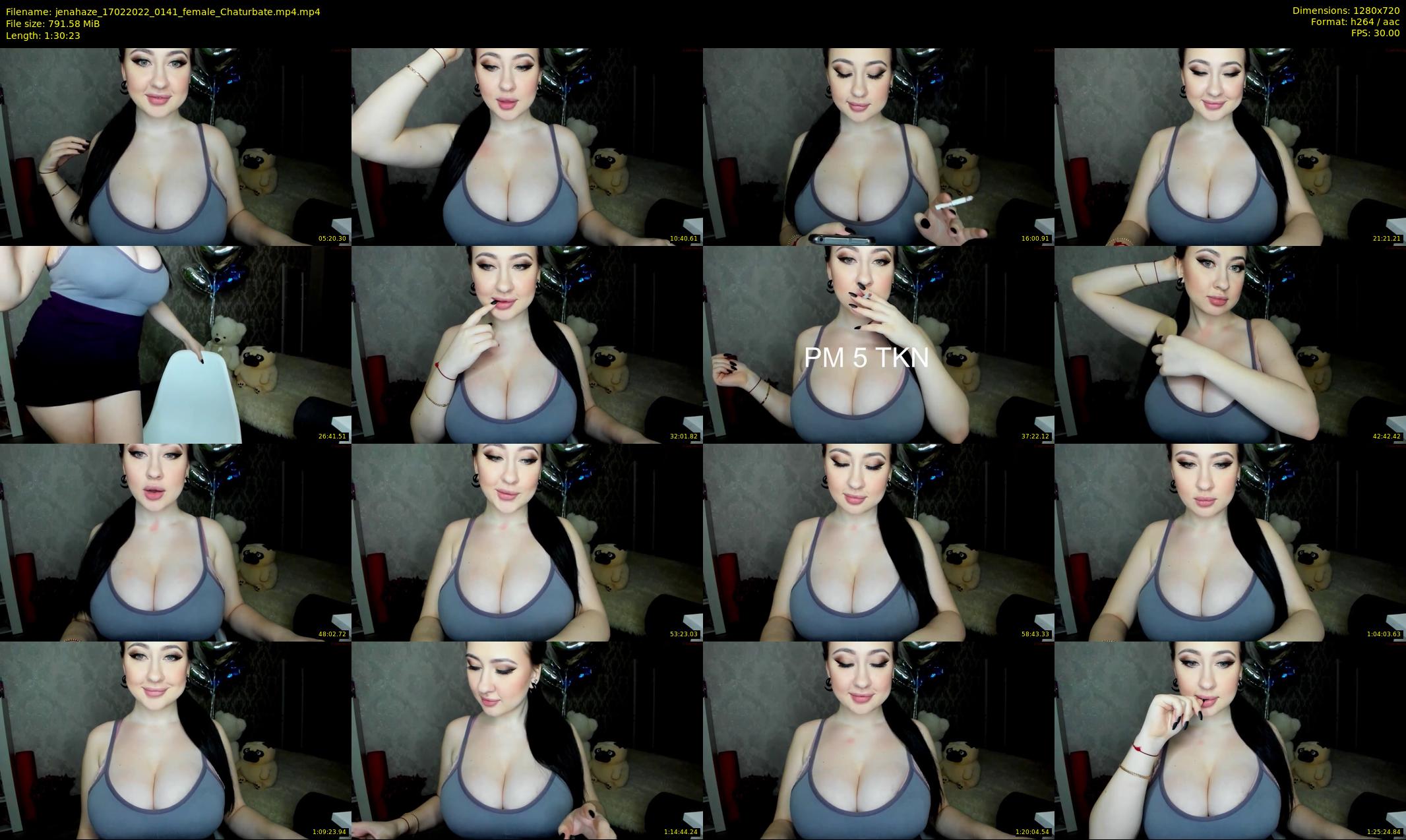 jenahaze — 91 minute Chaturbate female cam show recording, 720p, Feb 17, 2022