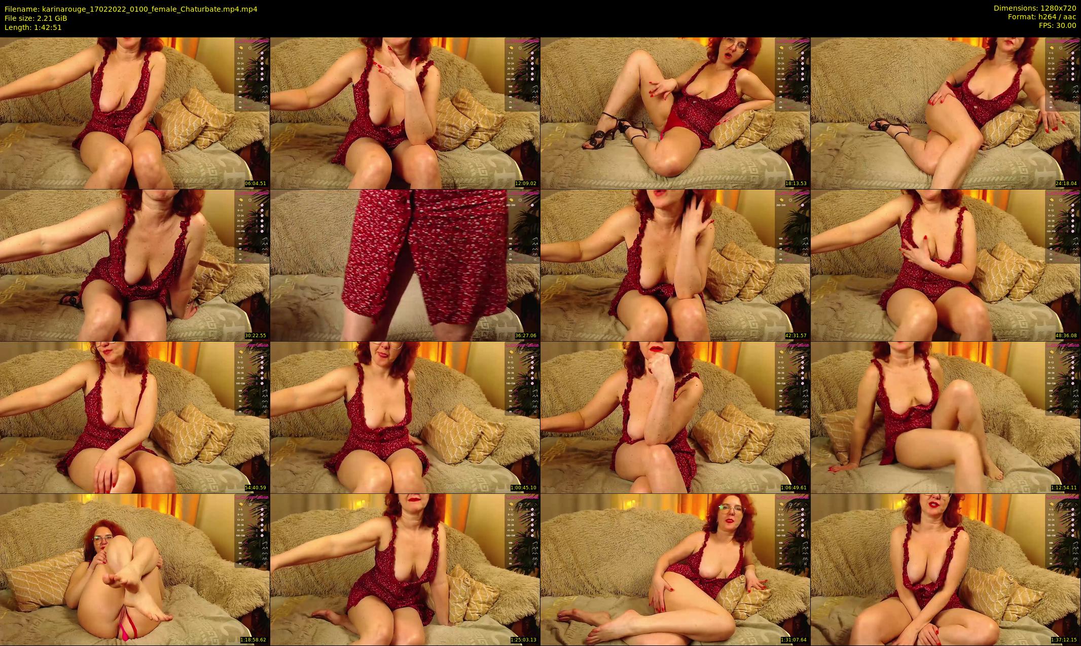 karinarouge — 103 minute Chaturbate female cam show recording, 720p, Feb 17, 2022