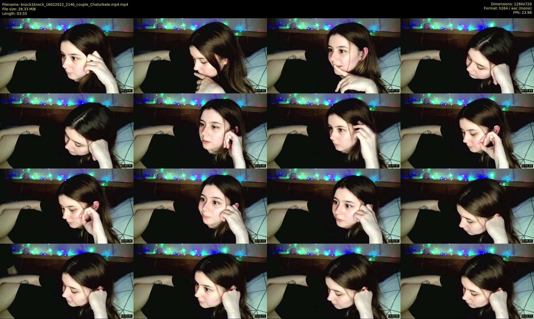 knock1knock — 4 minute Chaturbate couple cam show recording, 720p, Feb 16, 2022