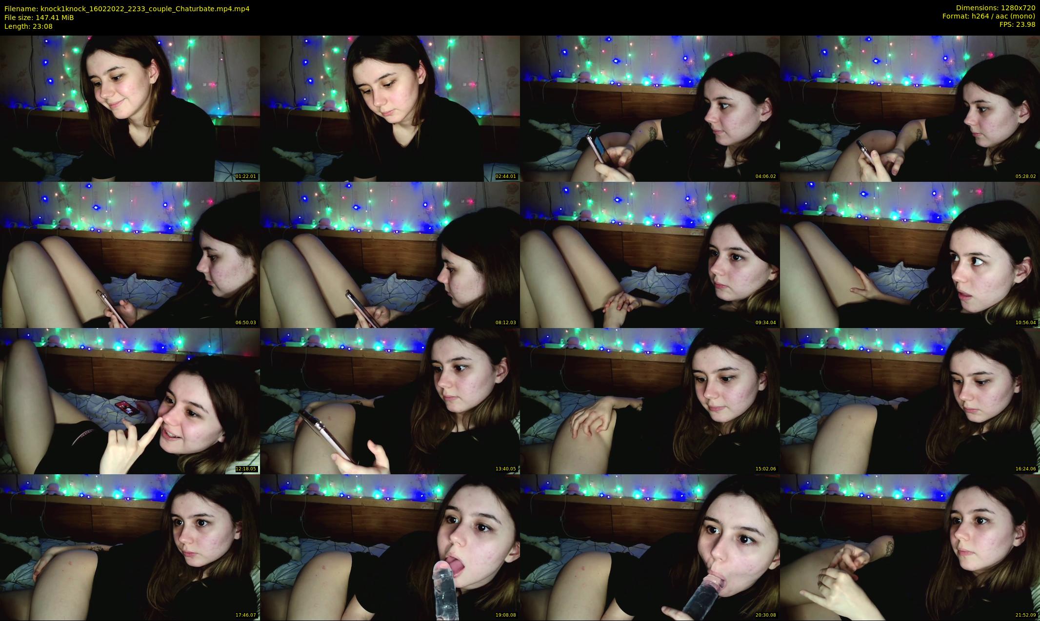 knock1knock — 24 minute Chaturbate couple cam show recording, 720p, Feb 16, 2022