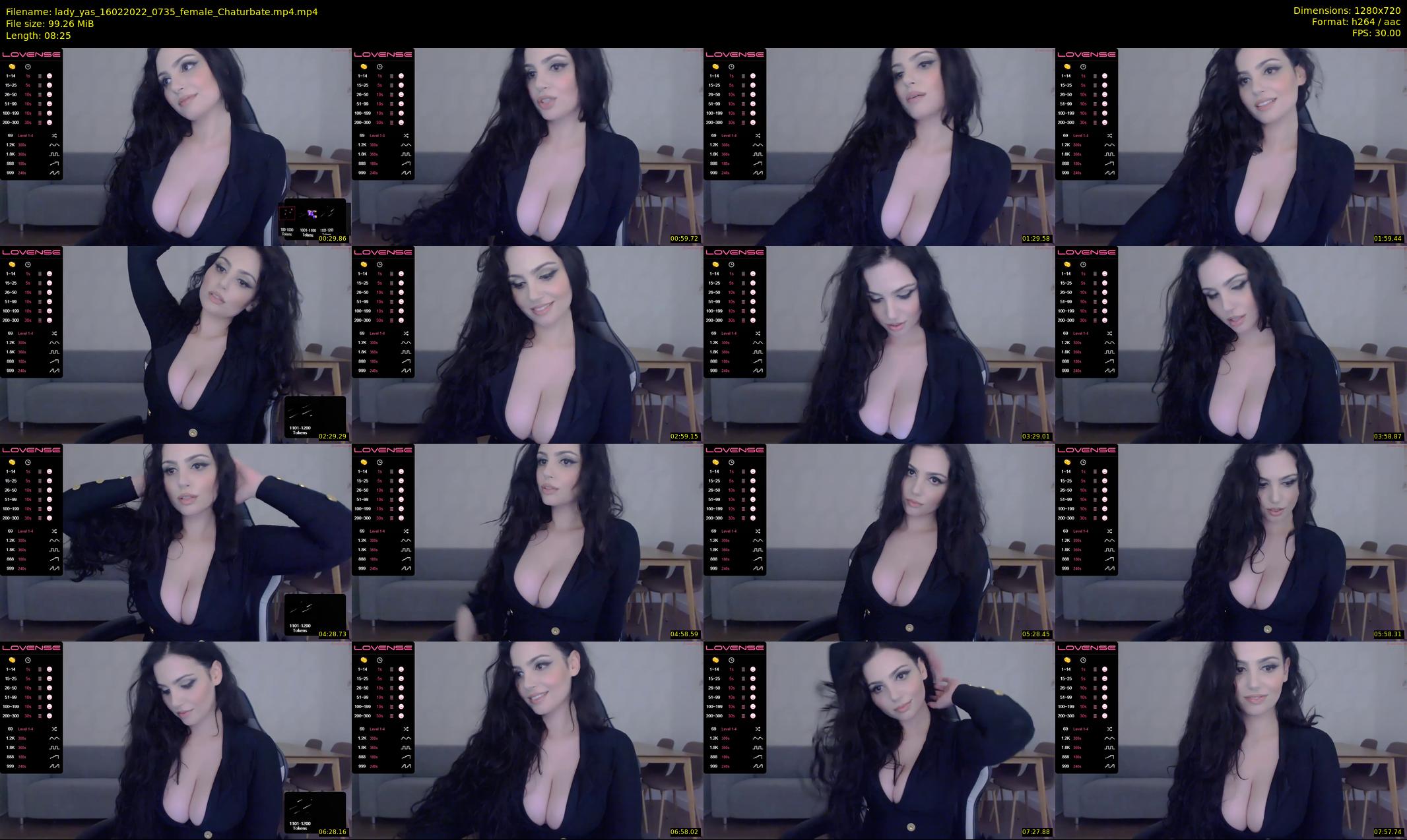 lady_yas — 9 minute Chaturbate female cam show recording, 720p, Feb 16, 2022