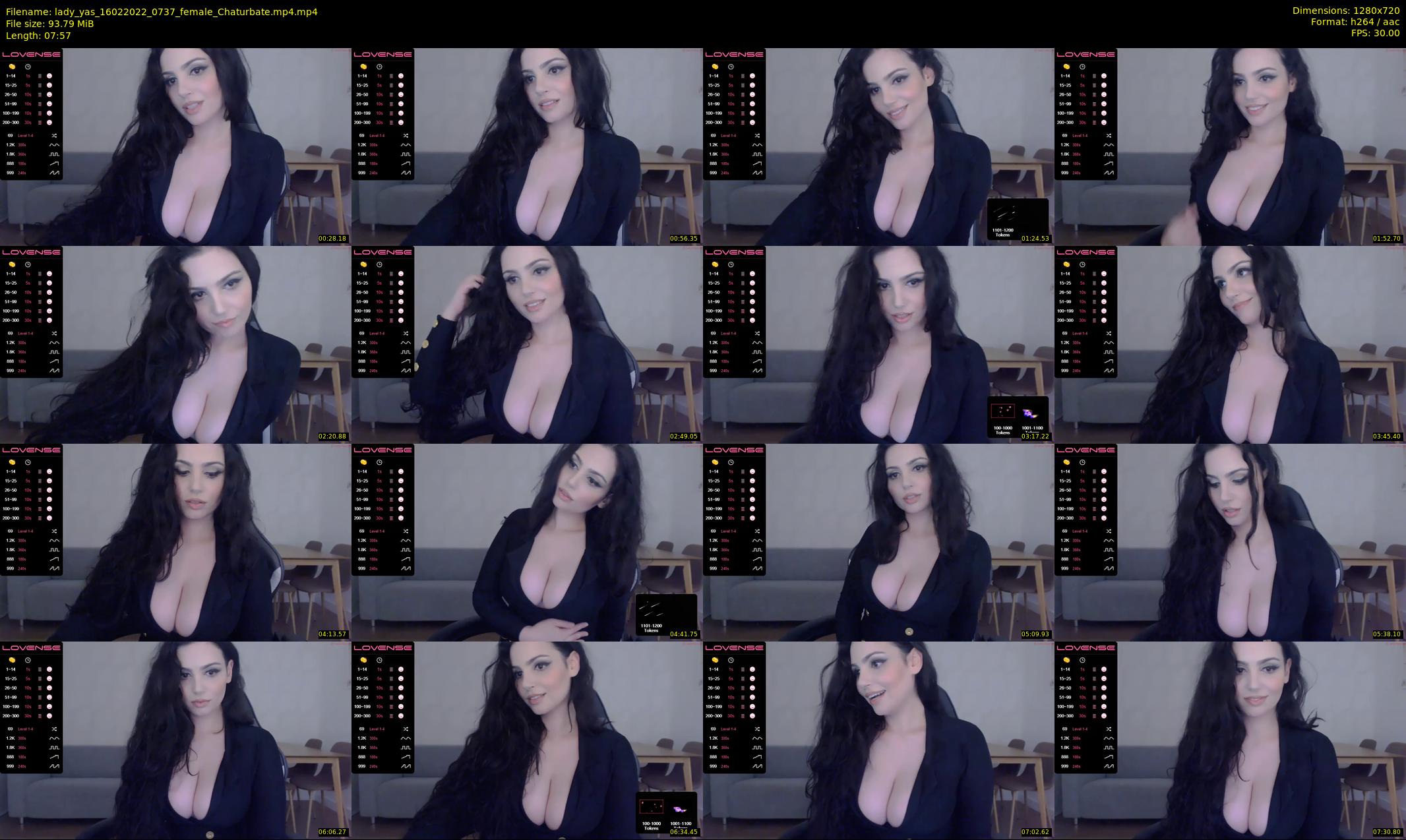 lady_yas — 8 minute Chaturbate female cam show recording, 720p, Feb 16, 2022