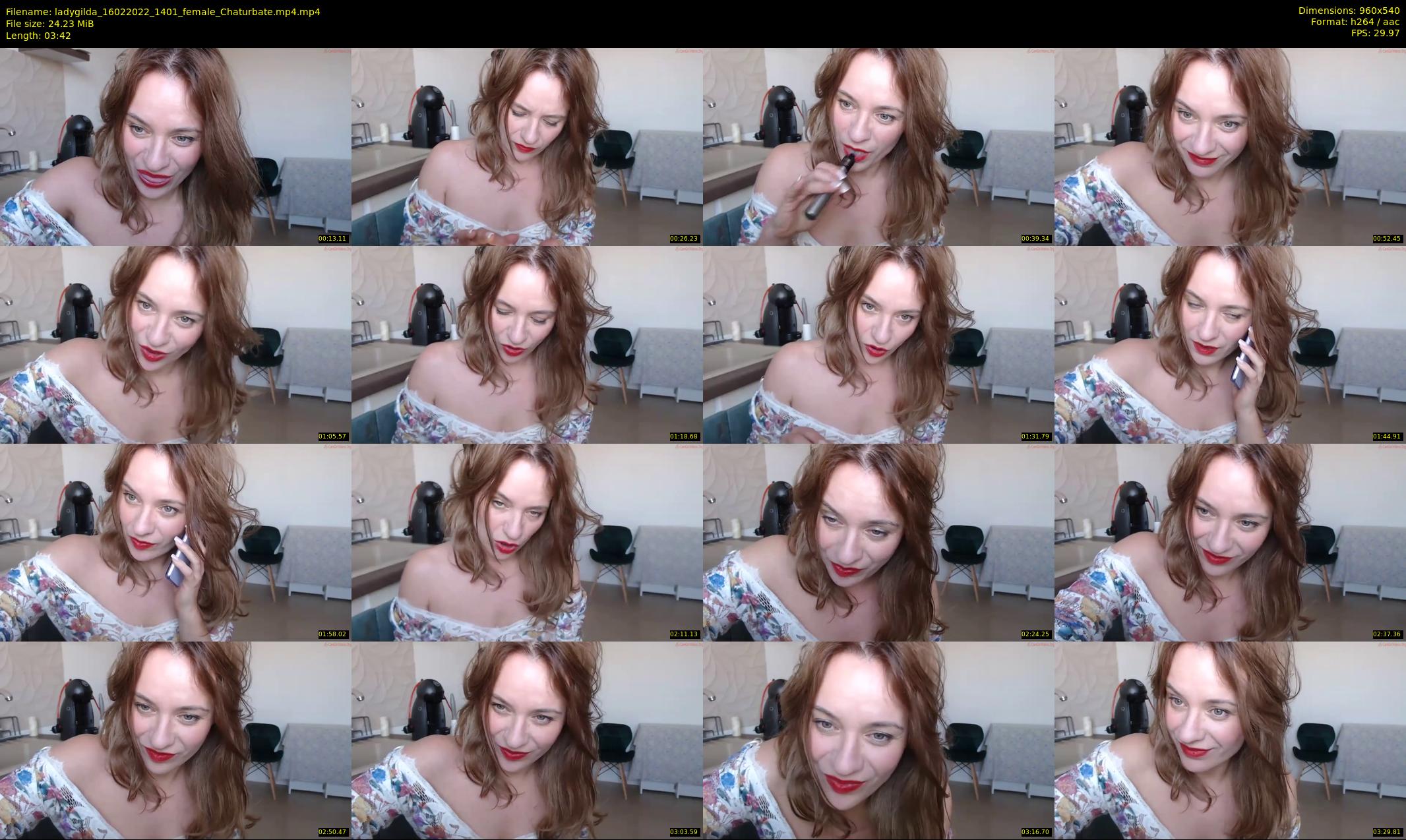 ladygilda — 4 minute Chaturbate female cam show recording, 480p, Feb 16, 2022