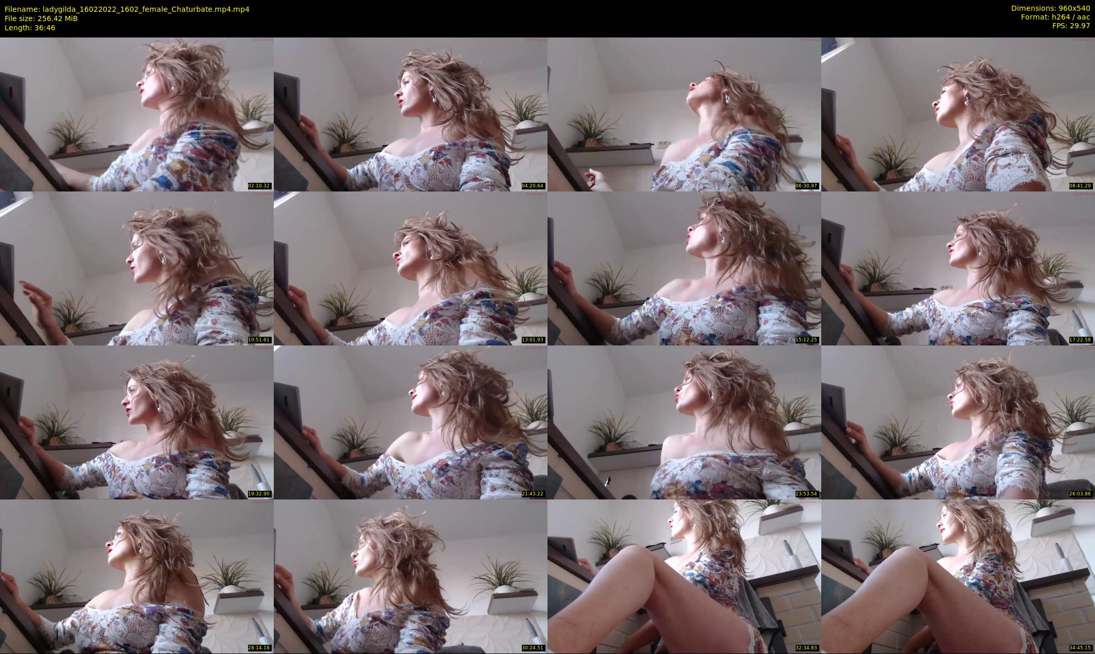 ladygilda — 37 minute Chaturbate female cam show recording, 480p, Feb 16, 2022