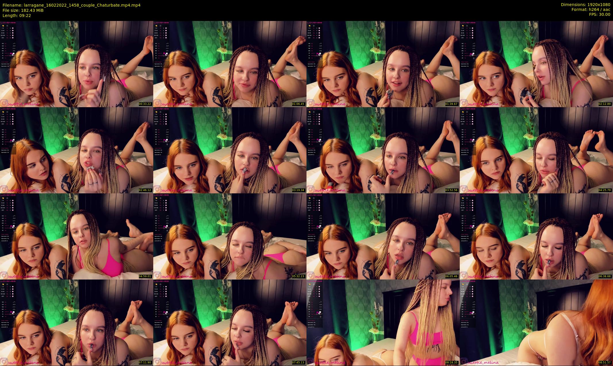 larragane — 10 minute Chaturbate couple cam show recording, 1080p, Feb 16, 2022