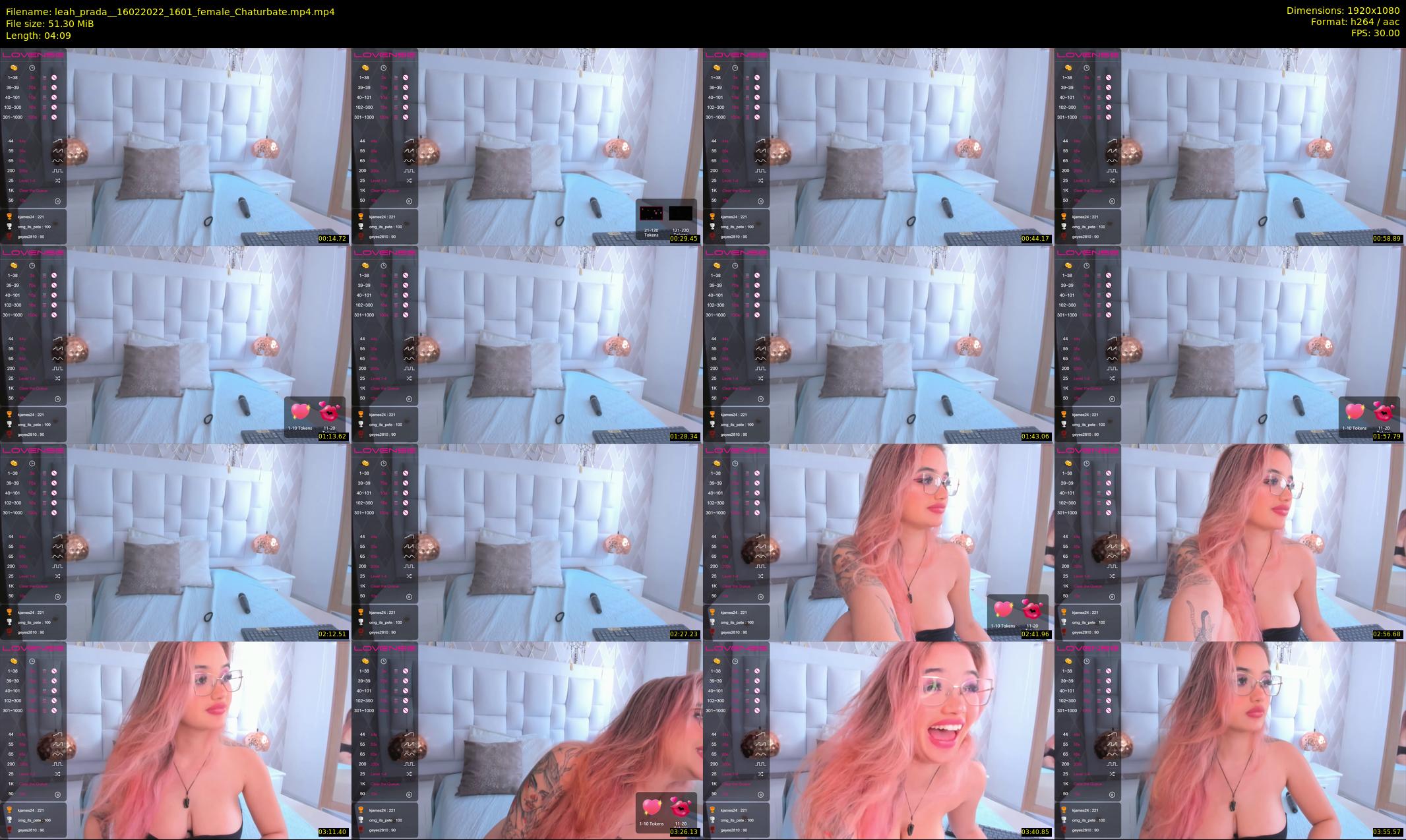 leah_prada_ — 5 minute Chaturbate female cam show recording, 1080p, Feb 16, 2022