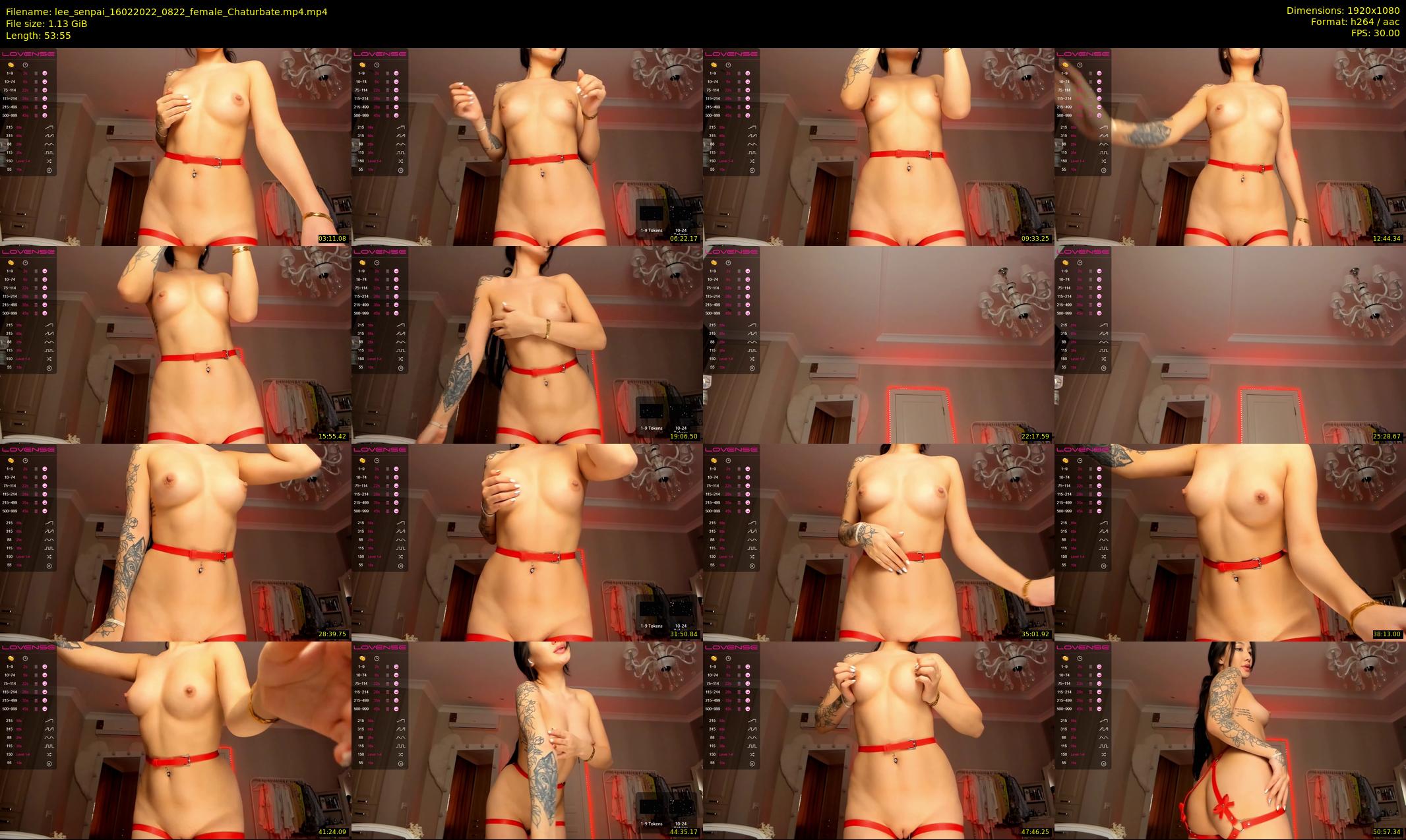lee_senpai — 54 minute Chaturbate female cam show recording, 1080p, Feb 16, 2022
