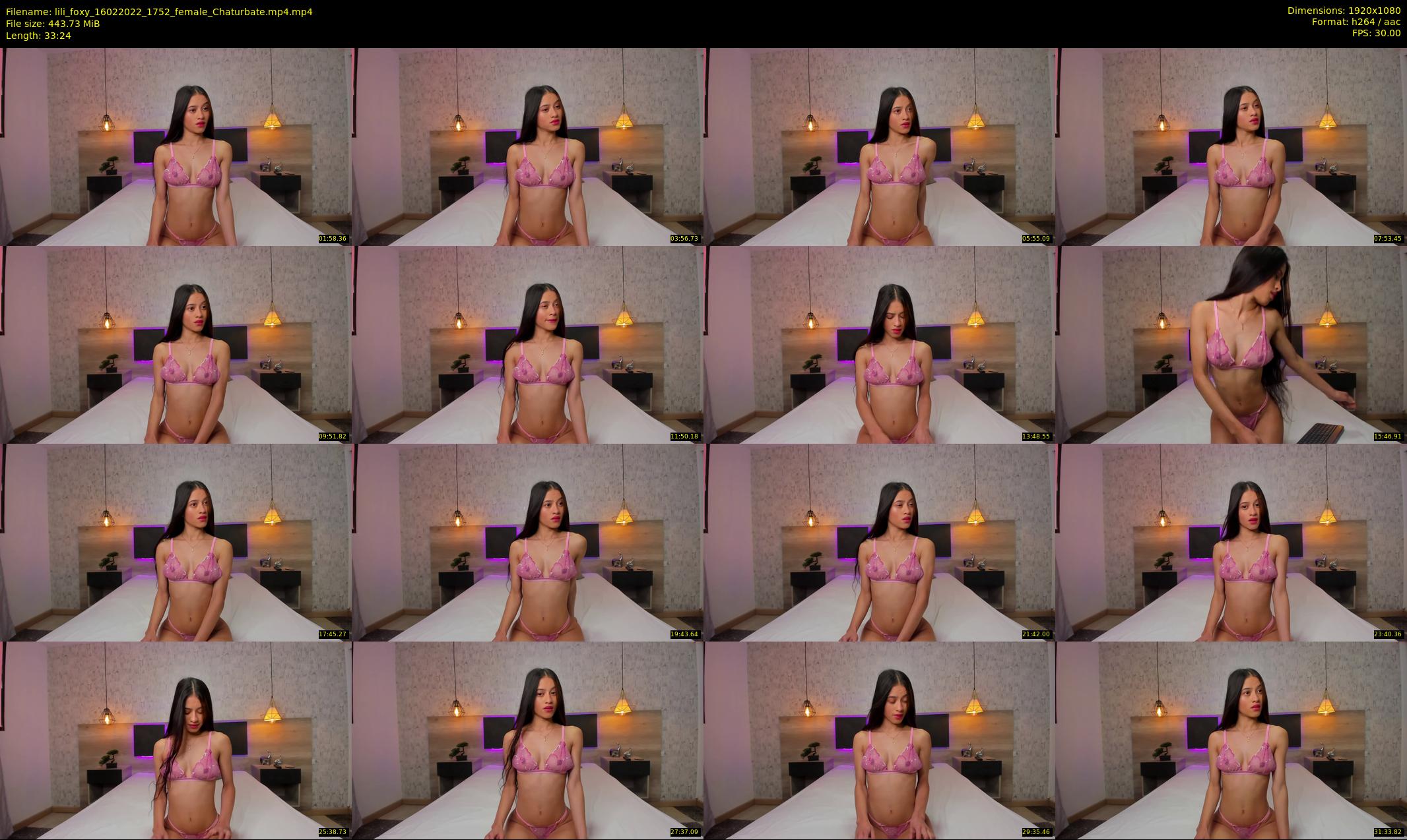 lili_foxy — 34 minute Chaturbate female cam show recording, 1080p, Feb 16, 2022