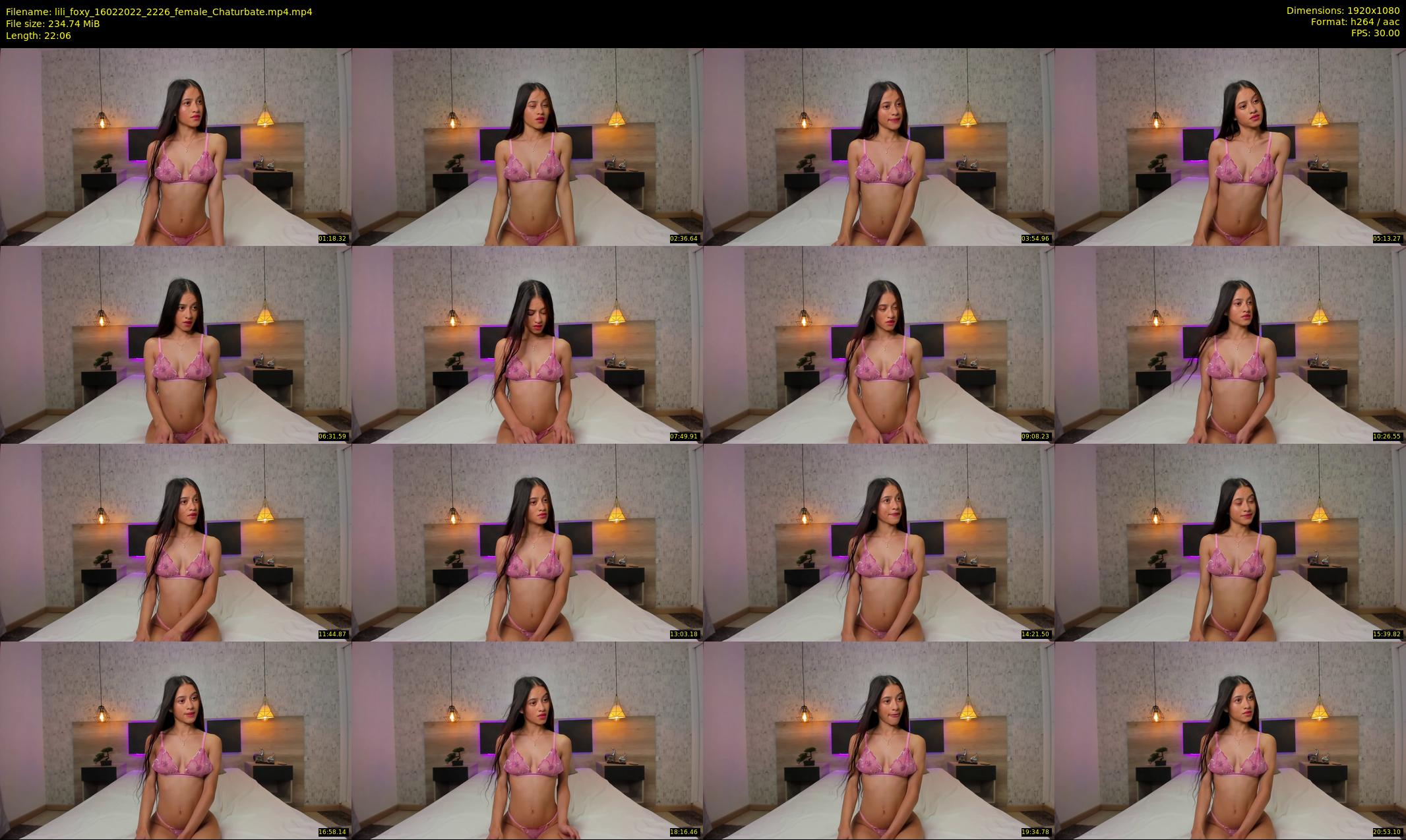 lili_foxy — 23 minute Chaturbate female cam show recording, 1080p, Feb 16, 2022