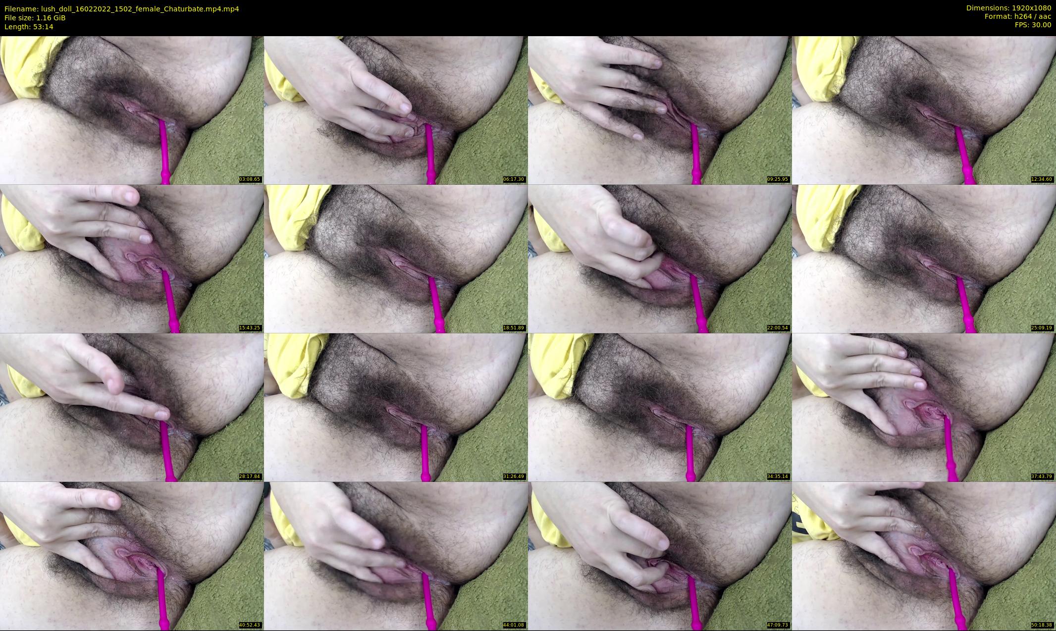 lush_doll — 54 minute Chaturbate female cam show recording, 1080p, Feb 16, 2022