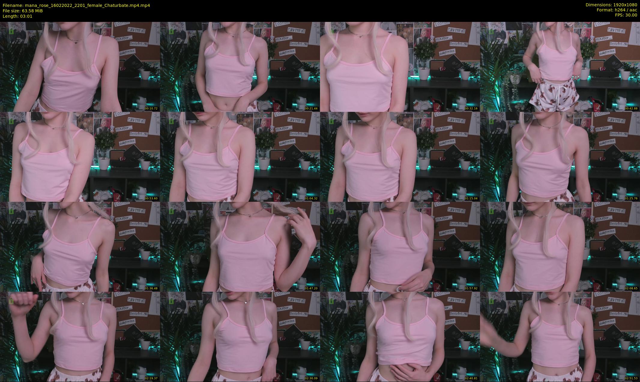 mana_rose — 4 minute Chaturbate female cam show recording, 1080p, Feb 16, 2022
