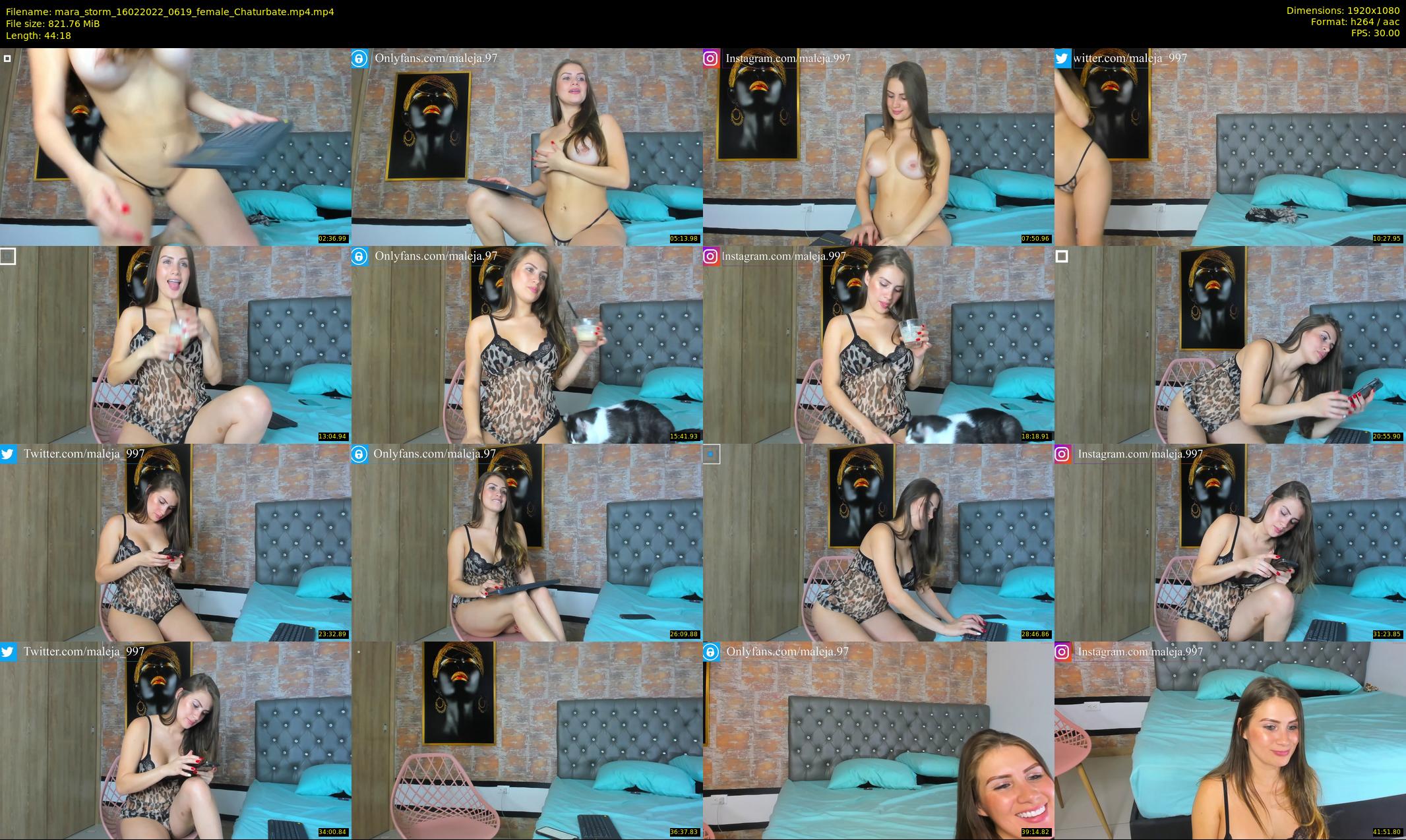 mara_storm — 45 minute Chaturbate female cam show recording, 1080p, Feb 16, 2022