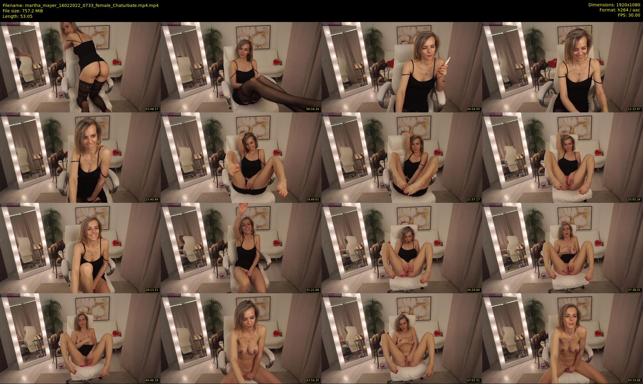 martha_mayer — 54 minute Chaturbate female cam show recording, 1080p, Feb 16, 2022
