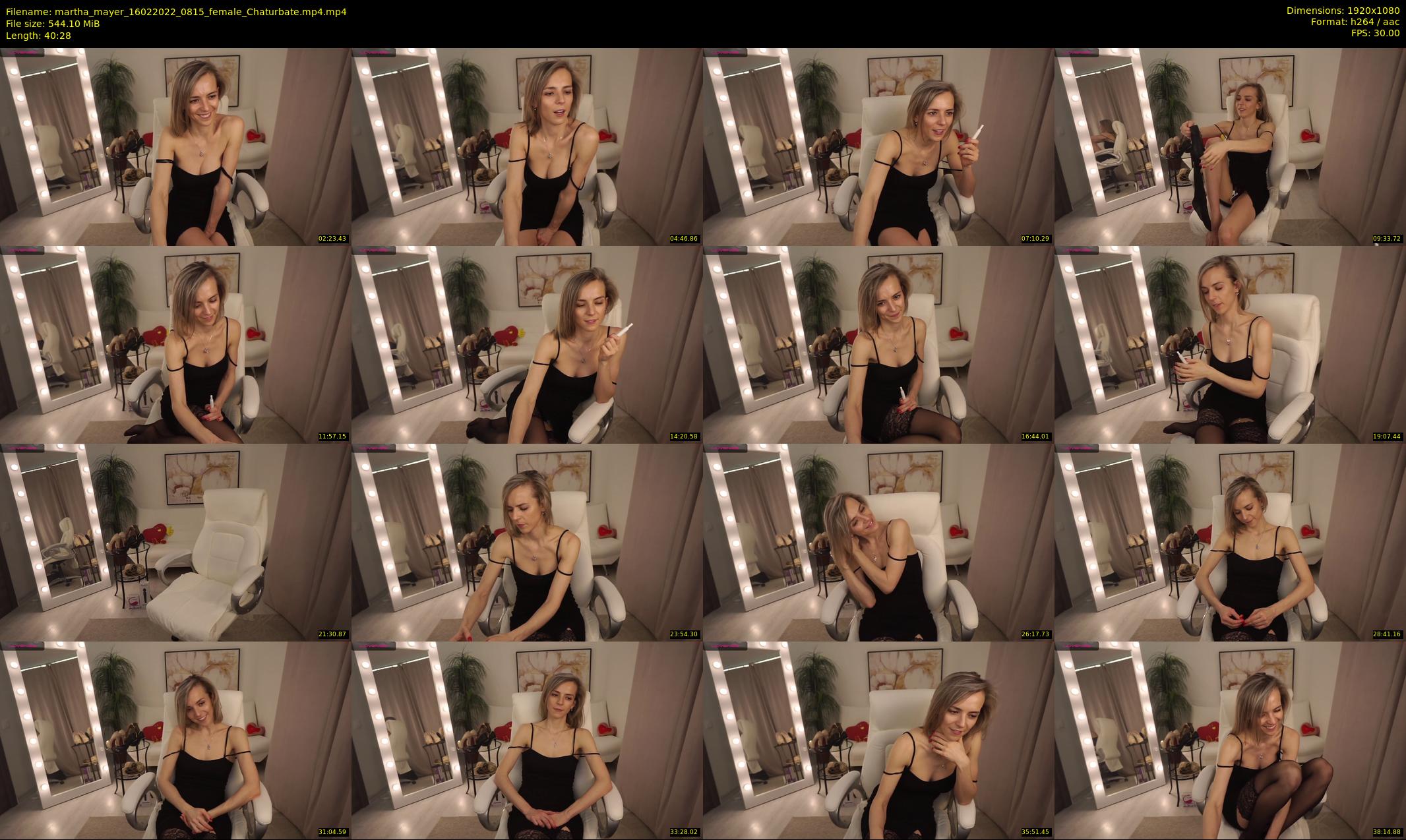 martha_mayer — 41 minute Chaturbate female cam show recording, 1080p, Feb 16, 2022
