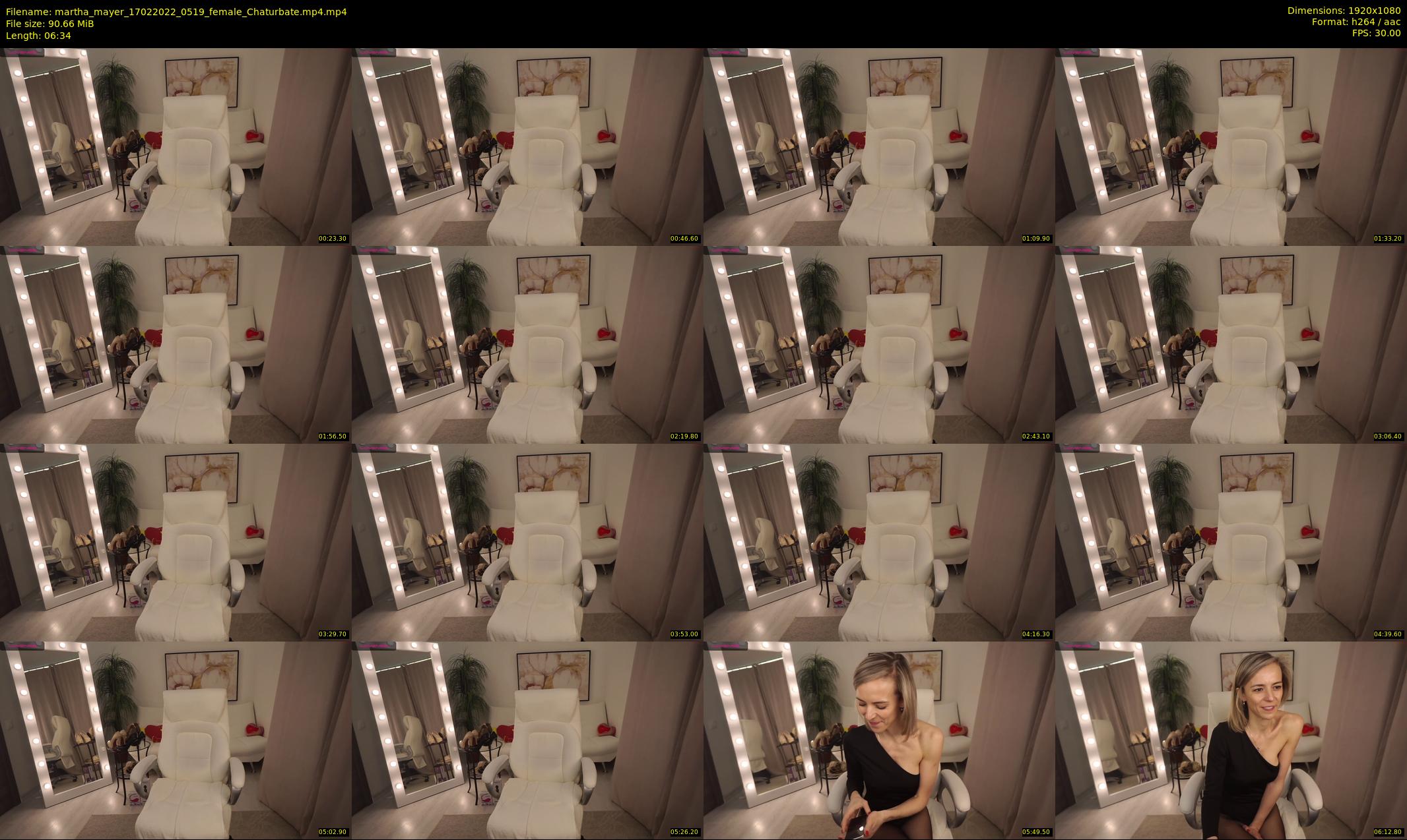 martha_mayer — 7 minute Chaturbate female cam show recording, 1080p, Feb 17, 2022