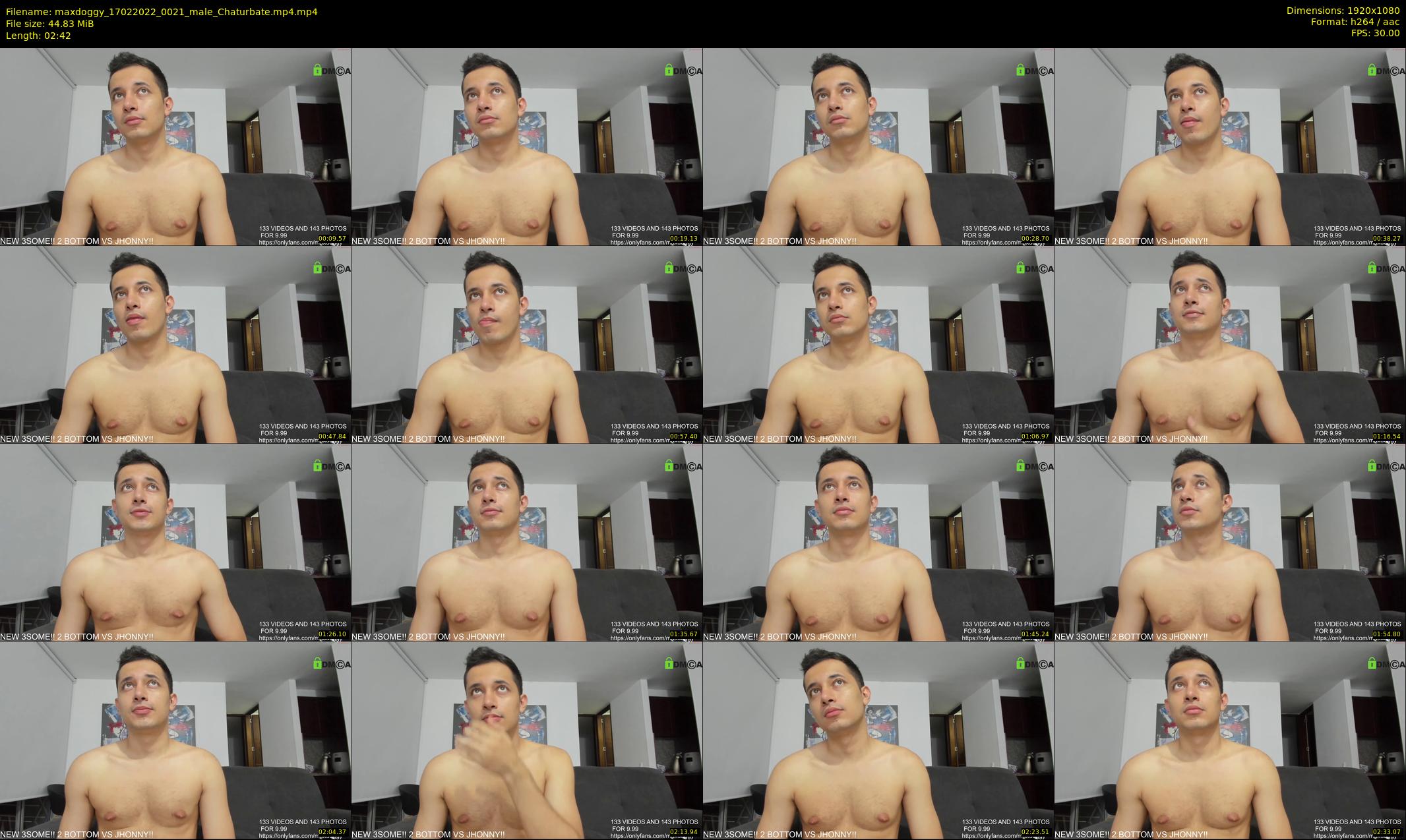 maxdoggy — 3 minute Chaturbate male cam show recording, 1080p, Feb 17, 2022