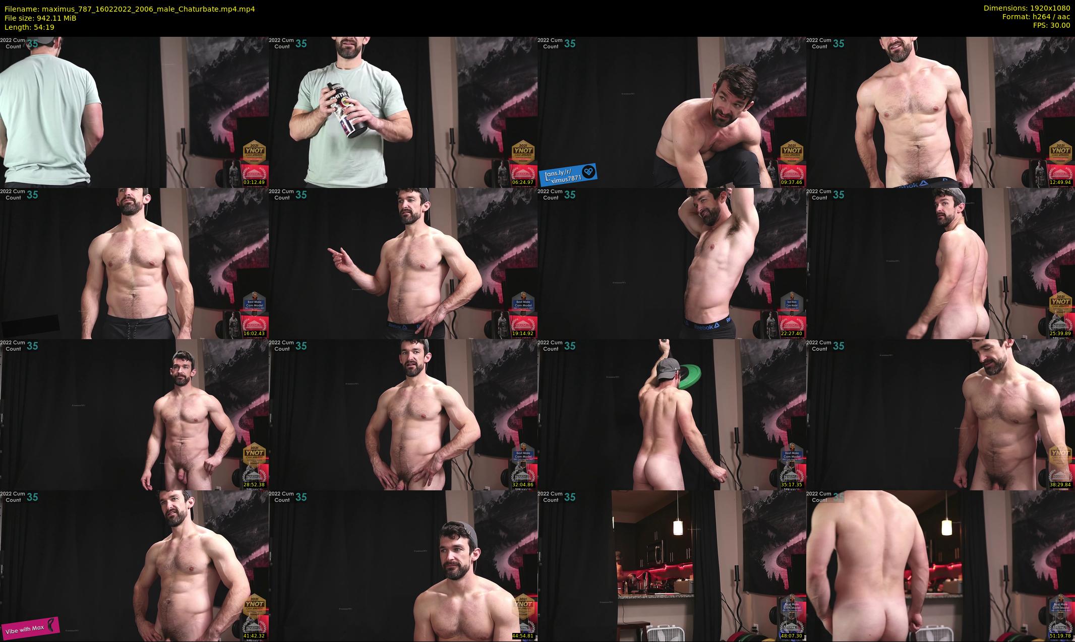 maximus_787 — 55 minute Chaturbate male cam show recording, 1080p, Feb 16, 2022