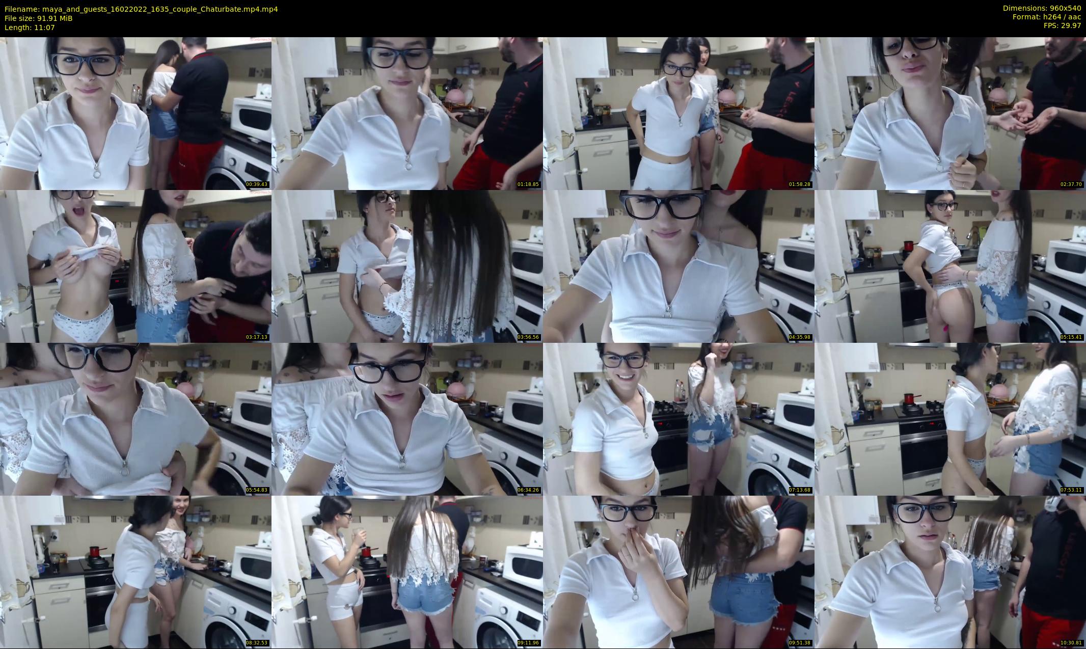 maya_and_guests — 12 minute Chaturbate couple cam show recording, 480p, Feb 16, 2022