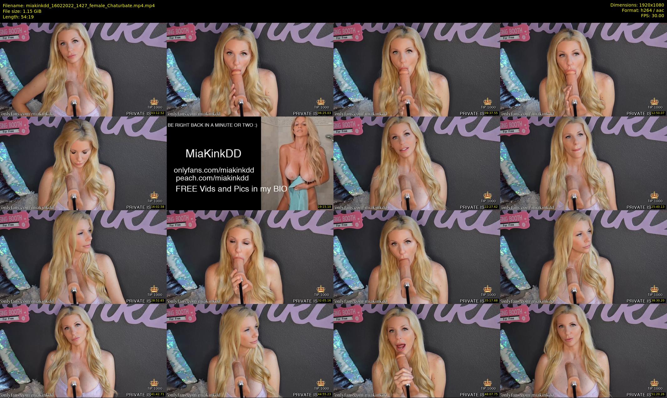 miakinkdd — 55 minute Chaturbate female cam show recording, 1080p, Feb 16, 2022