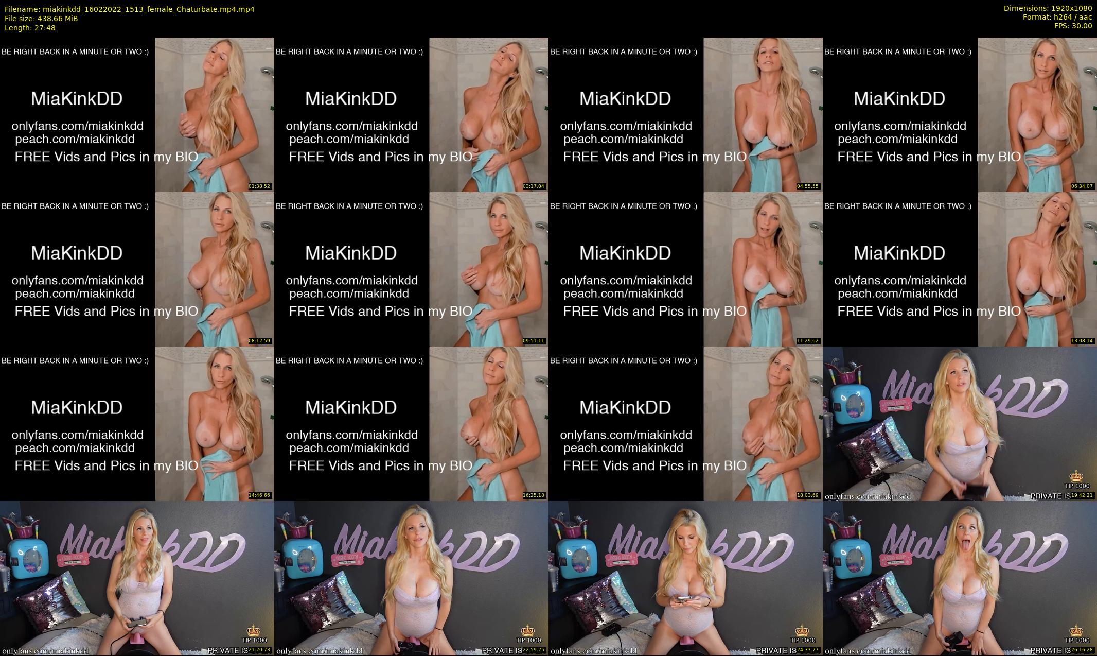 miakinkdd — 28 minute Chaturbate female cam show recording, 1080p, Feb 16, 2022