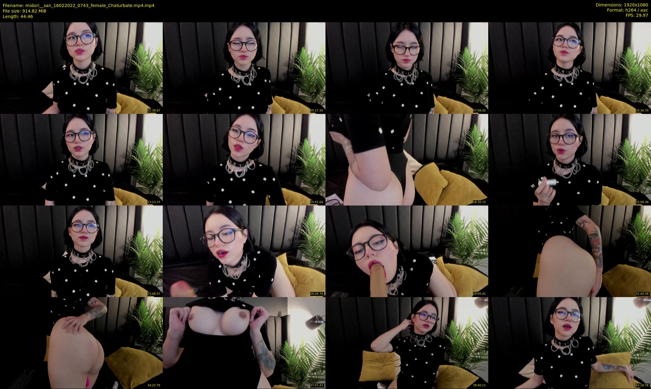 midori__san — 45 minute Chaturbate female cam show recording, 1080p, Feb 16, 2022