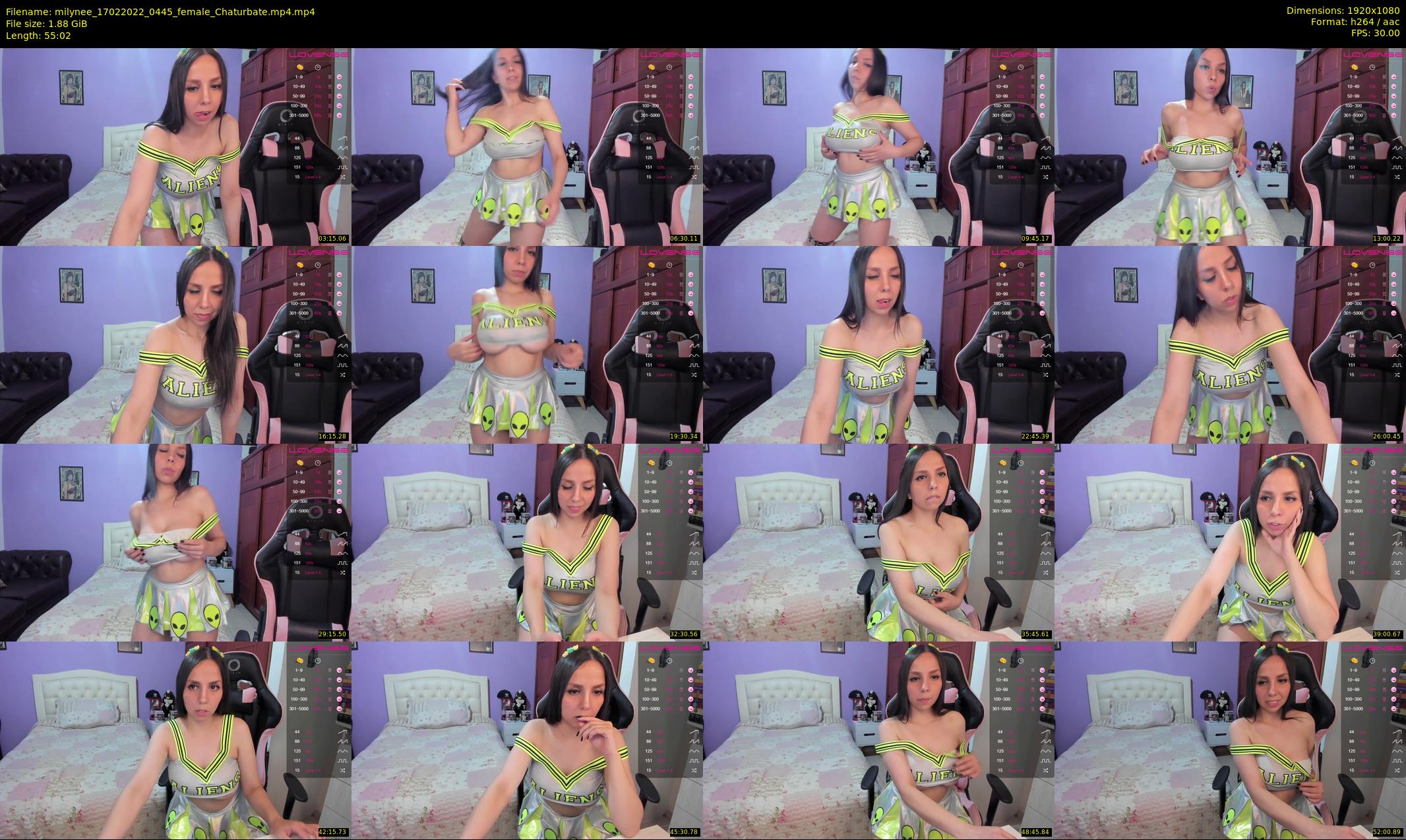 milynee — 56 minute Chaturbate female cam show recording, 1080p, Feb 17, 2022