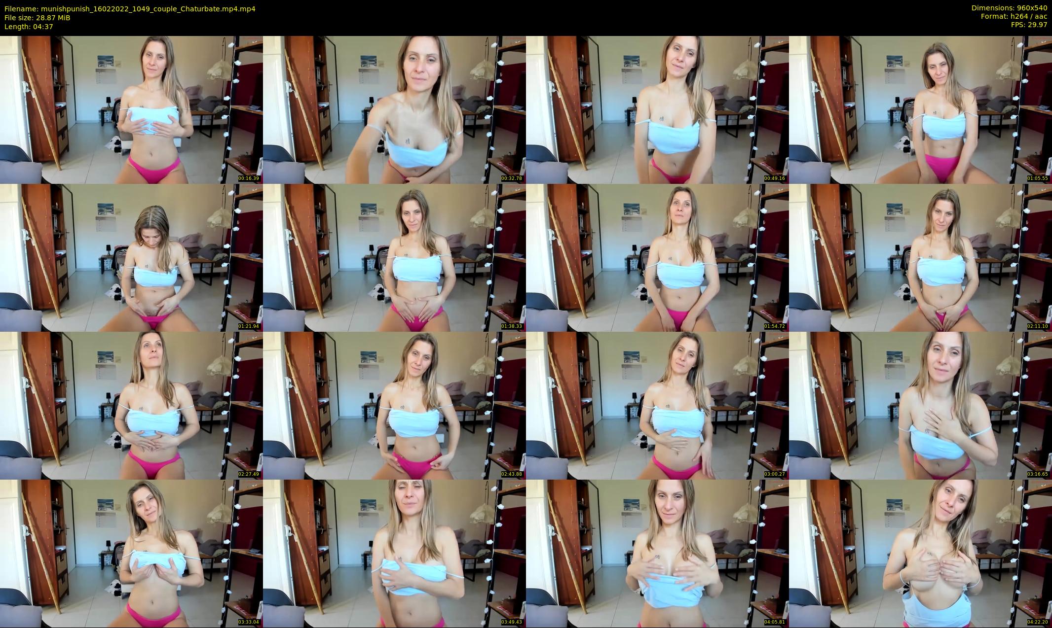 munishpunish — 5 minute Chaturbate couple cam show recording, 480p, Feb 16, 2022