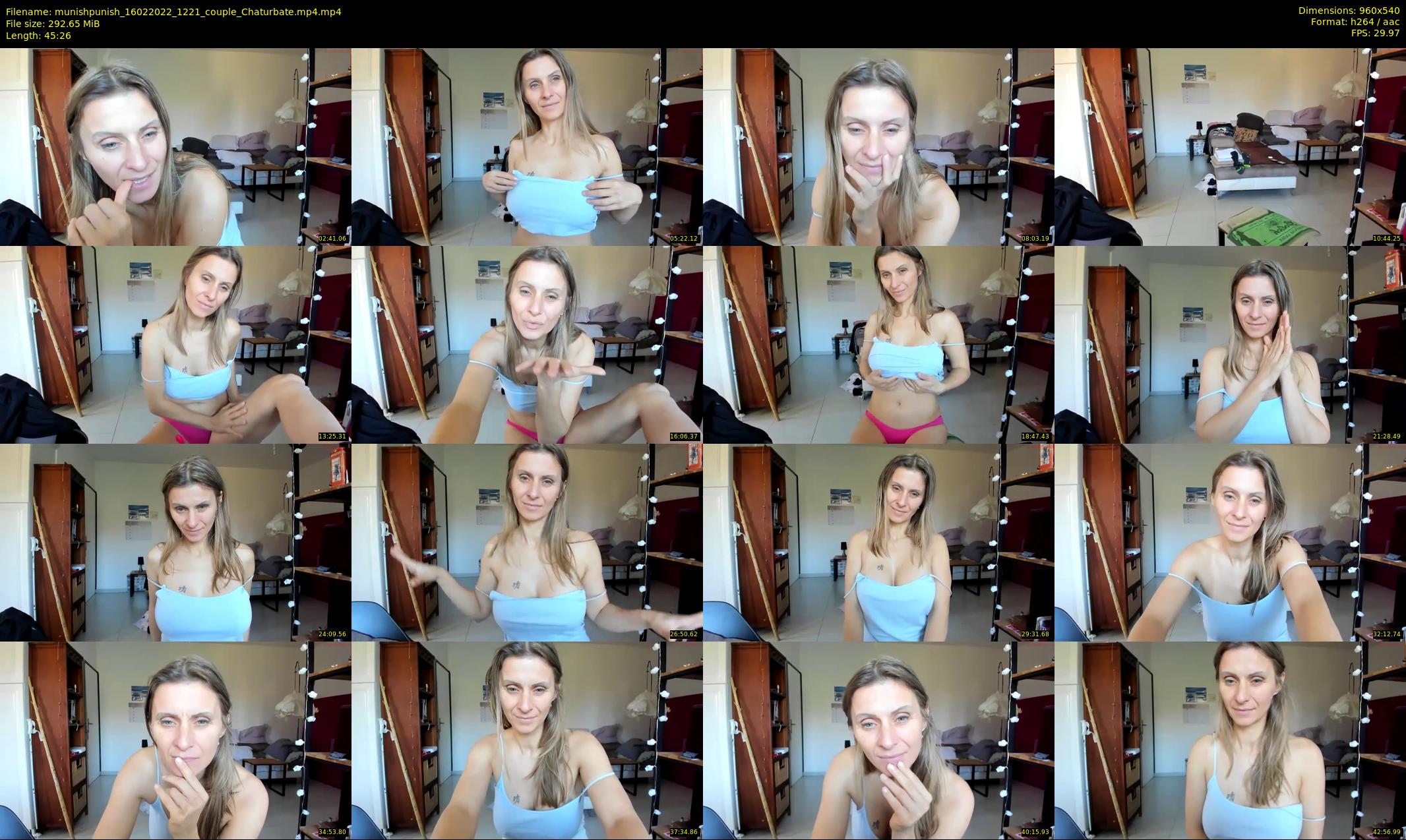 munishpunish — 46 minute Chaturbate couple cam show recording, 480p, Feb 16, 2022