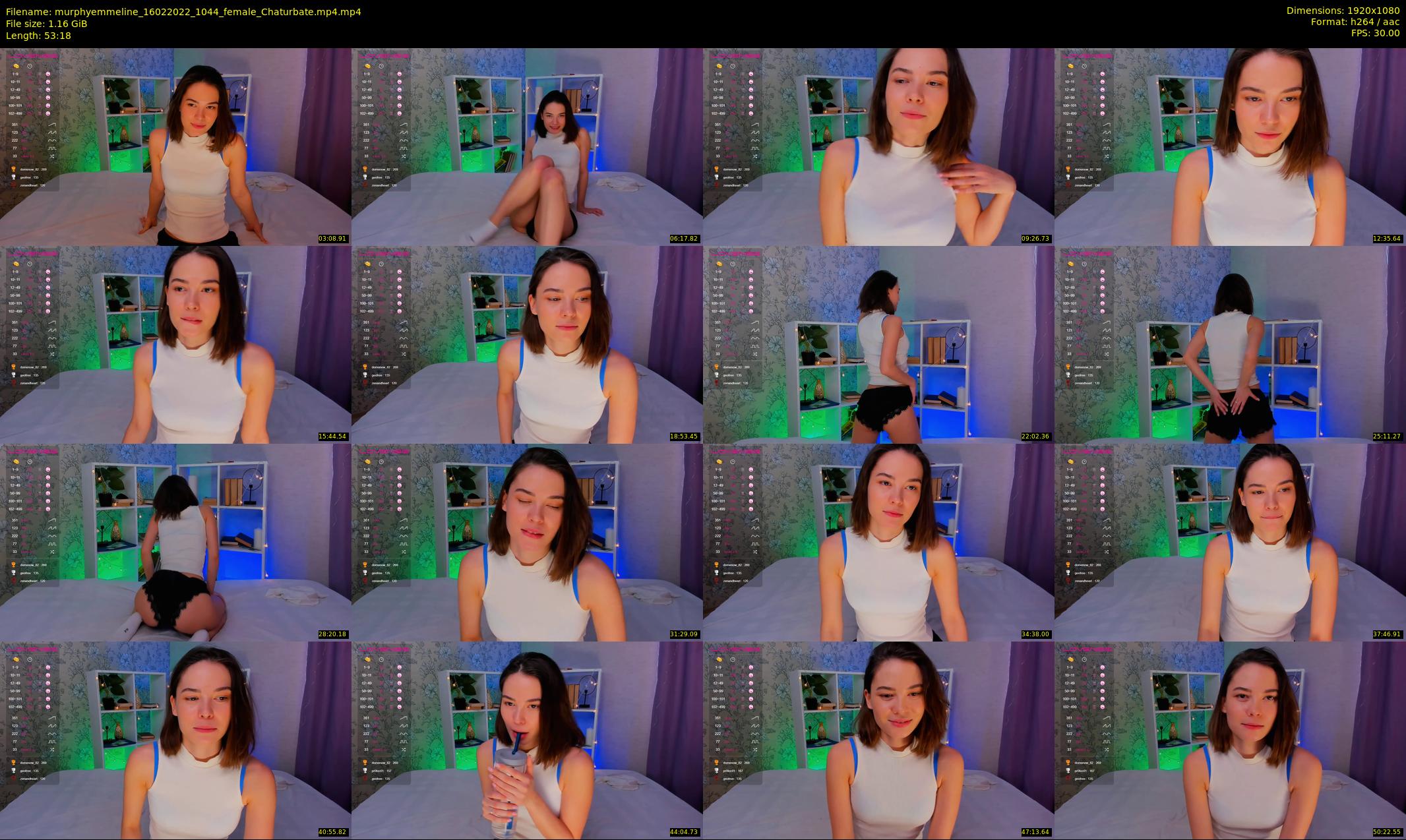 murphyemmeline — 54 minute Chaturbate female cam show recording, 1080p, Feb 16, 2022
