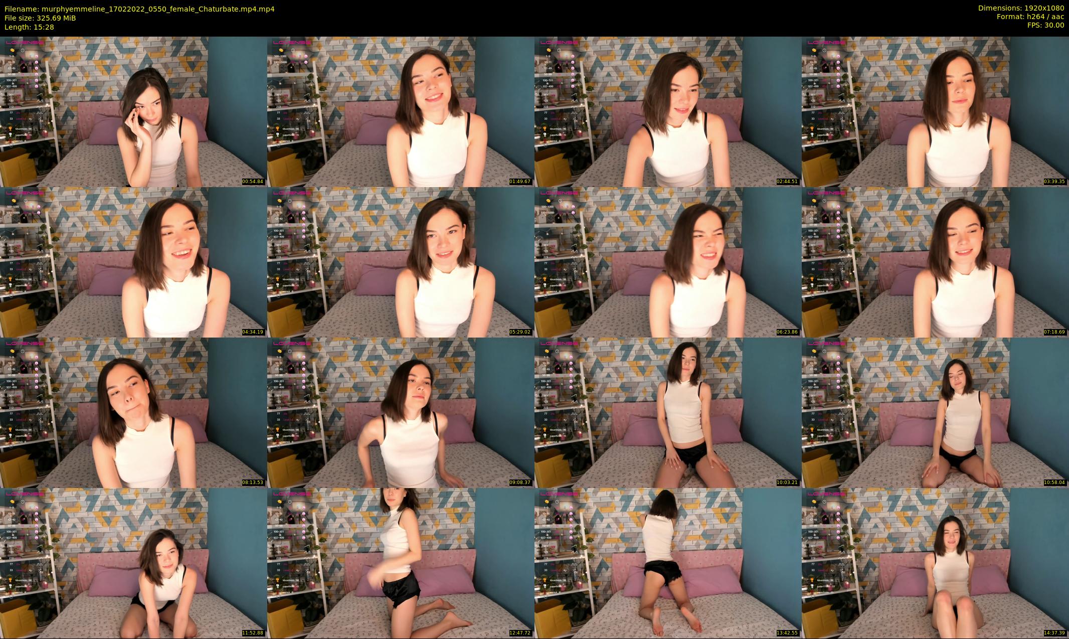 murphyemmeline — 16 minute Chaturbate female cam show recording, 1080p, Feb 17, 2022