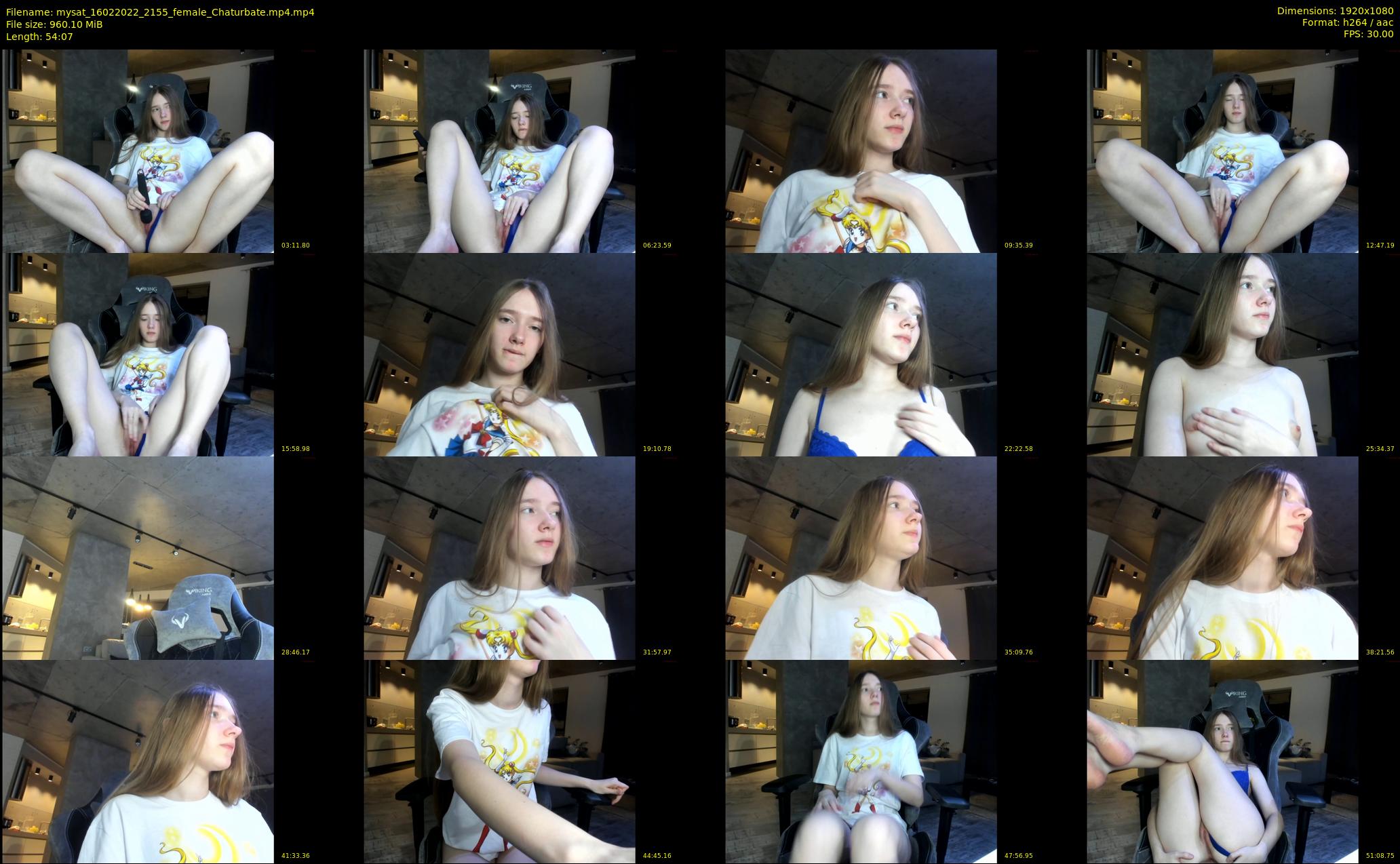 mysat — 55 minute Chaturbate female cam show recording, 1080p, Feb 16, 2022