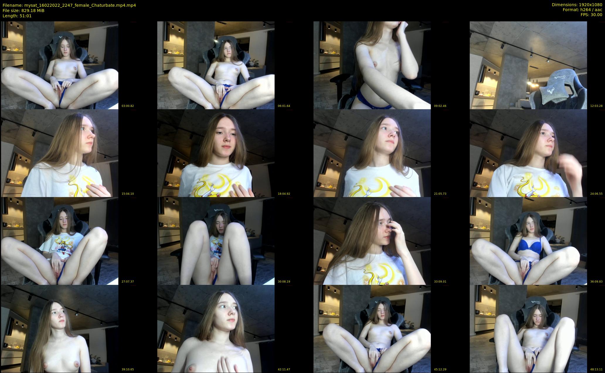 mysat — 52 minute Chaturbate female cam show recording, 1080p, Feb 16, 2022