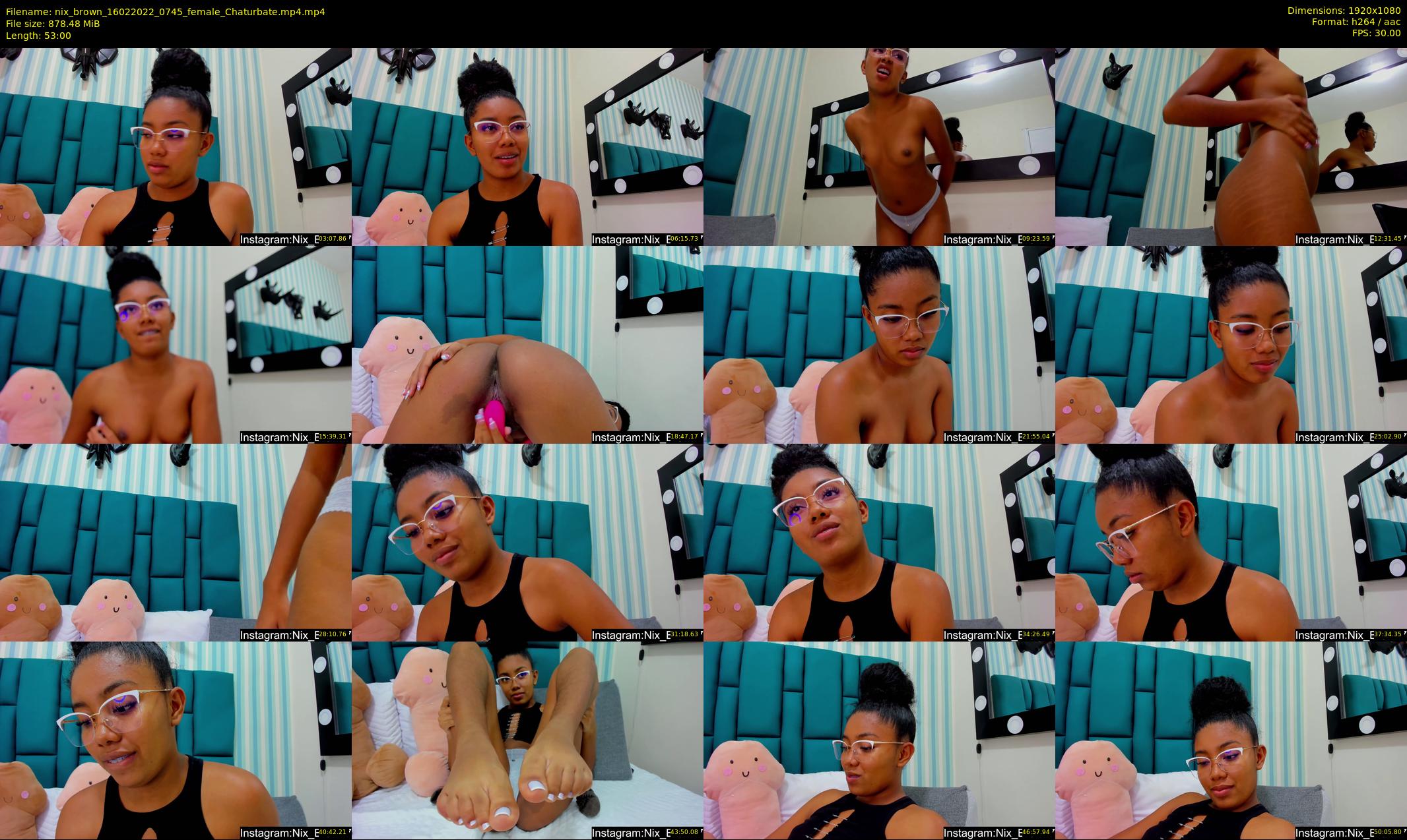 nix_brown — 53 minute Chaturbate female cam show recording, 1080p, Feb 16, 2022