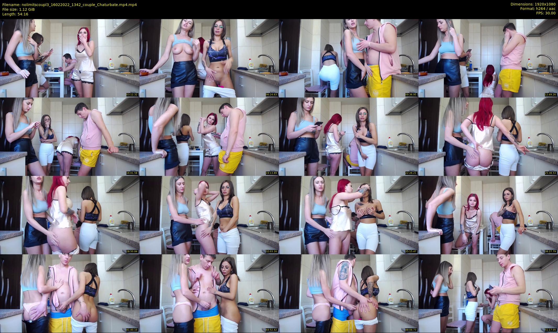 nolimitscoupl3 — 55 minute Chaturbate couple cam show recording, 1080p, Feb 16, 2022
