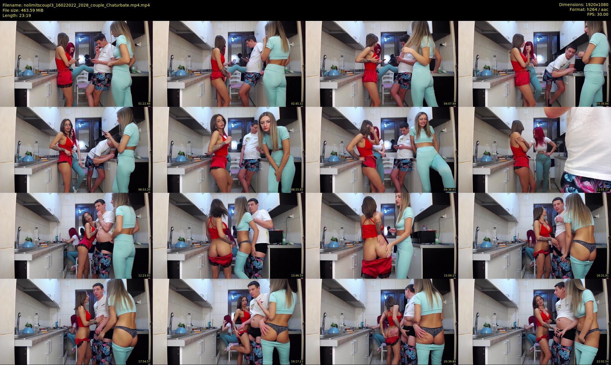 nolimitscoupl3 — 24 minute Chaturbate couple cam show recording, 1080p, Feb 16, 2022