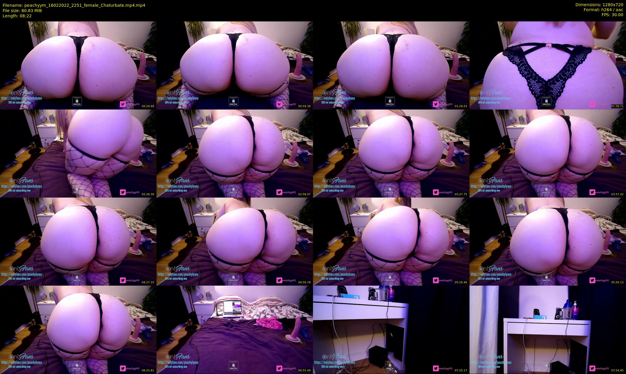peachyym — 9 minute Chaturbate female cam show recording, 720p, Feb 16, 2022