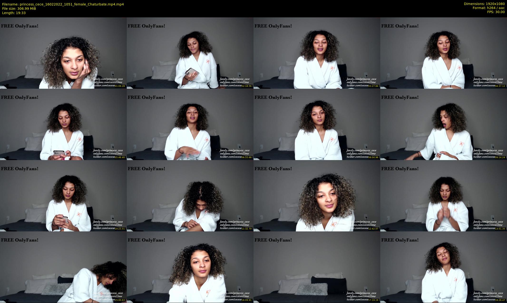 princess_cece — 20 minute Chaturbate female cam show recording, 1080p, Feb 16, 2022