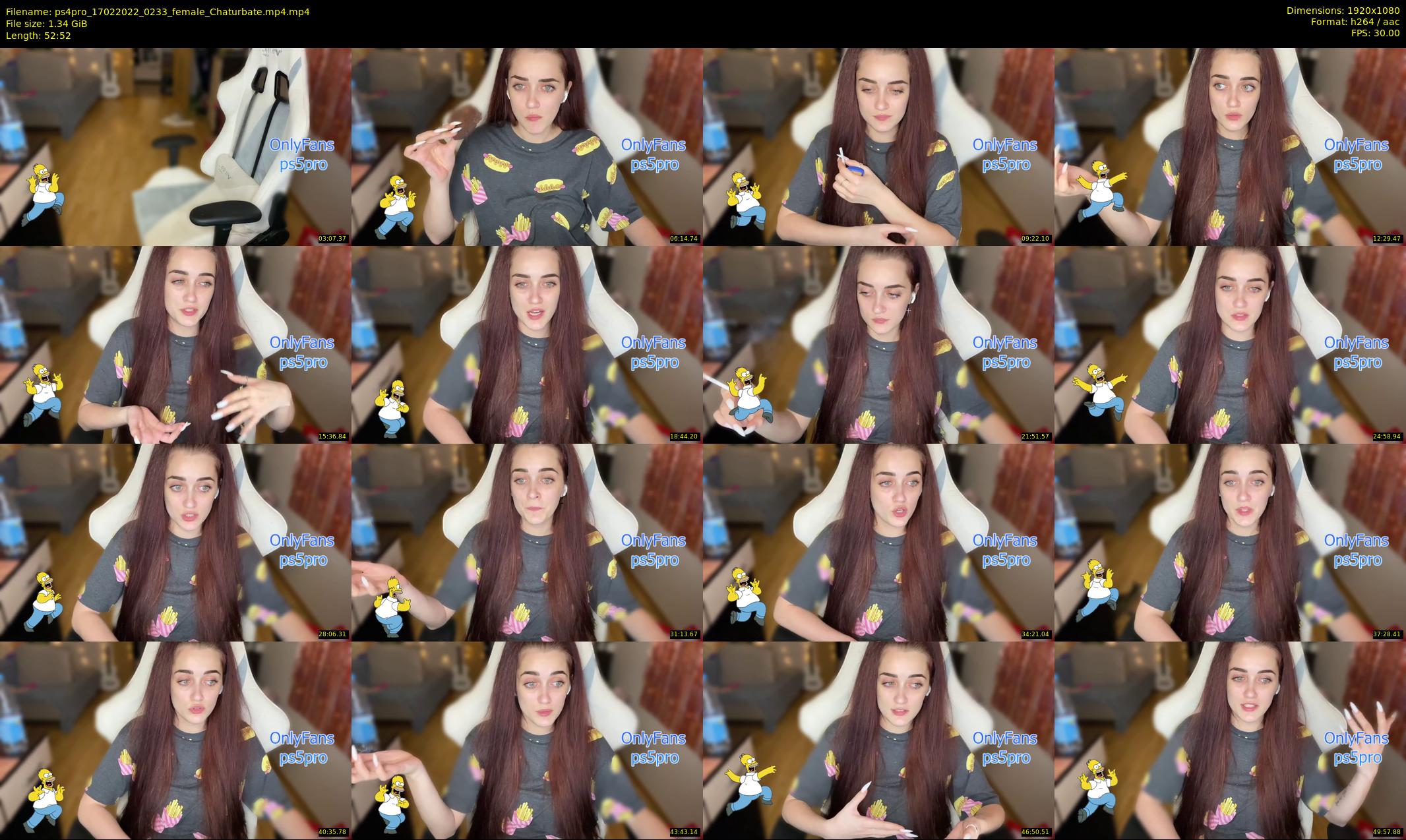 ps4pro — 53 minute Chaturbate female cam show recording, 1080p, Feb 17, 2022