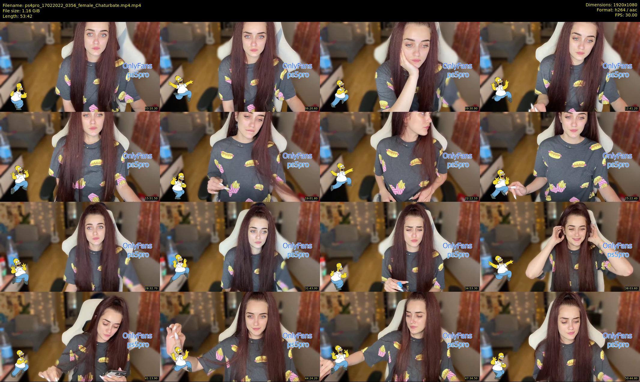 ps4pro — 54 minute Chaturbate female cam show recording, 1080p, Feb 17, 2022