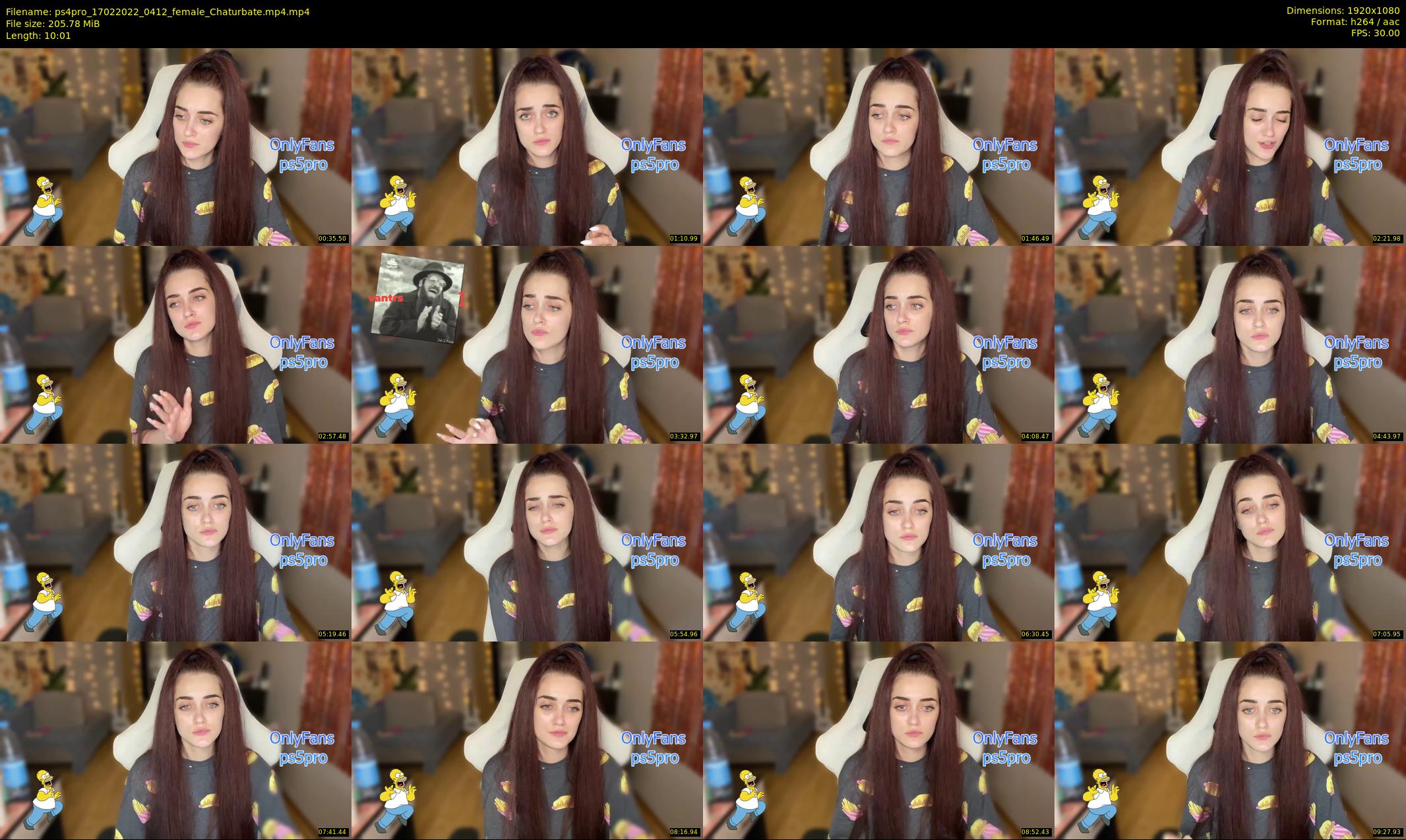 ps4pro — 11 minute Chaturbate female cam show recording, 1080p, Feb 17, 2022