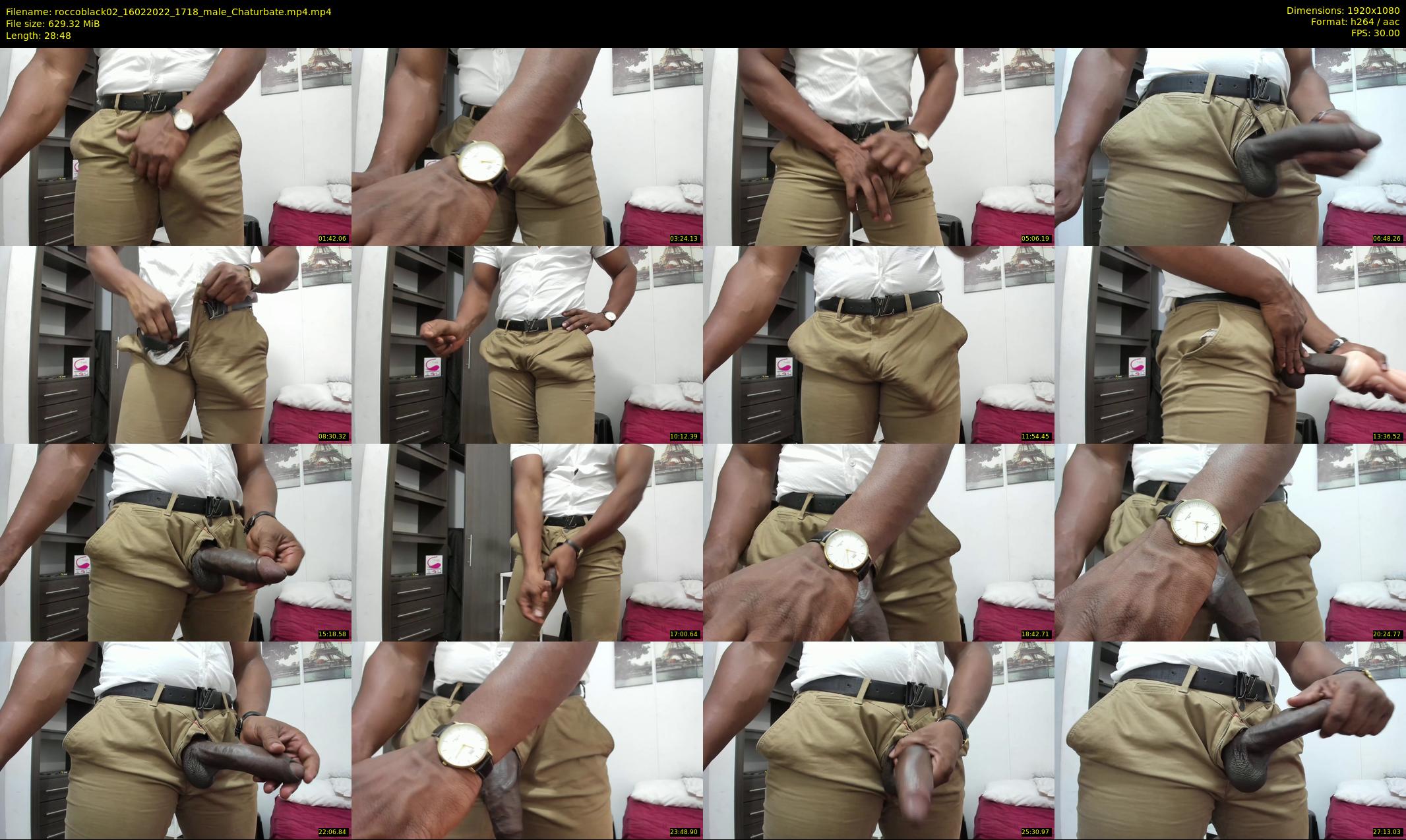 roccoblack02 — 29 minute Chaturbate male cam show recording, 1080p, Feb 16, 2022