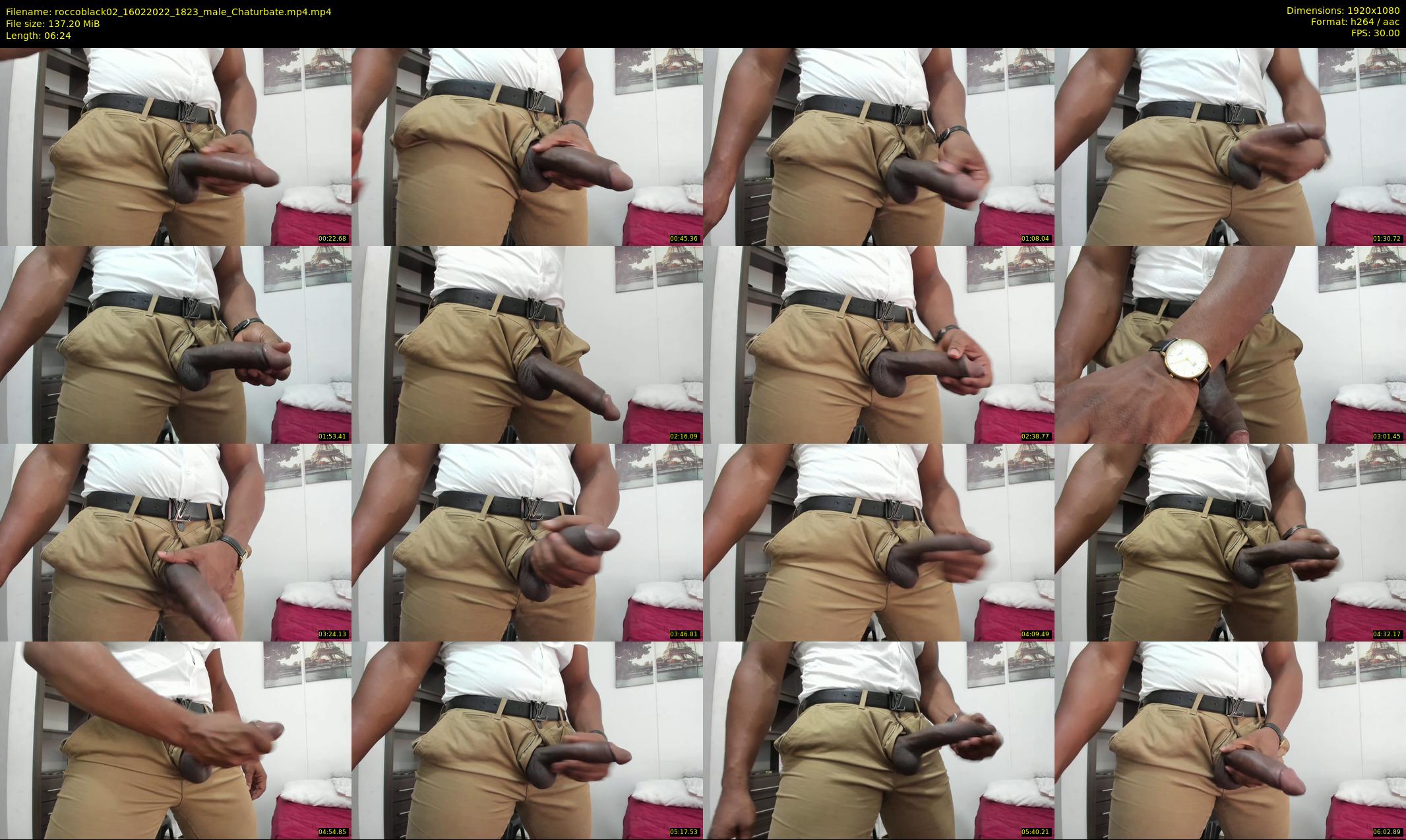 roccoblack02 — 7 minute Chaturbate male cam show recording, 1080p, Feb 16, 2022