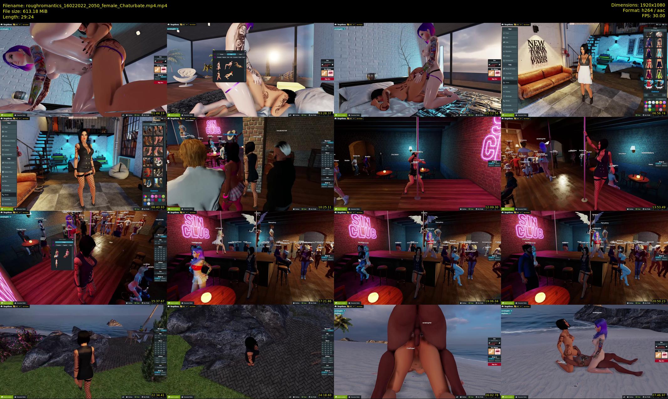 roughromantics — 30 minute Chaturbate couple cam show recording, 1080p, Feb 16, 2022